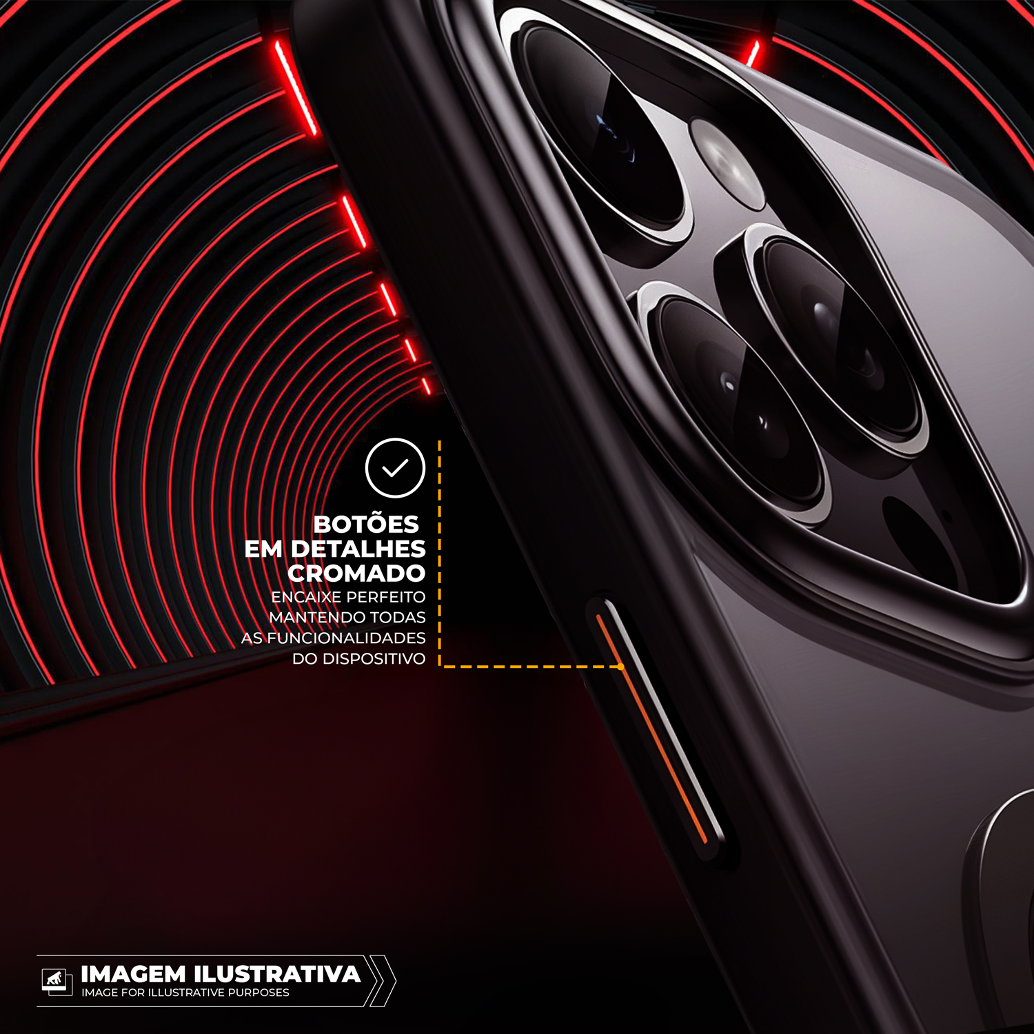 Capa para iPhone 16 - Dual Ring Pro - Gshield