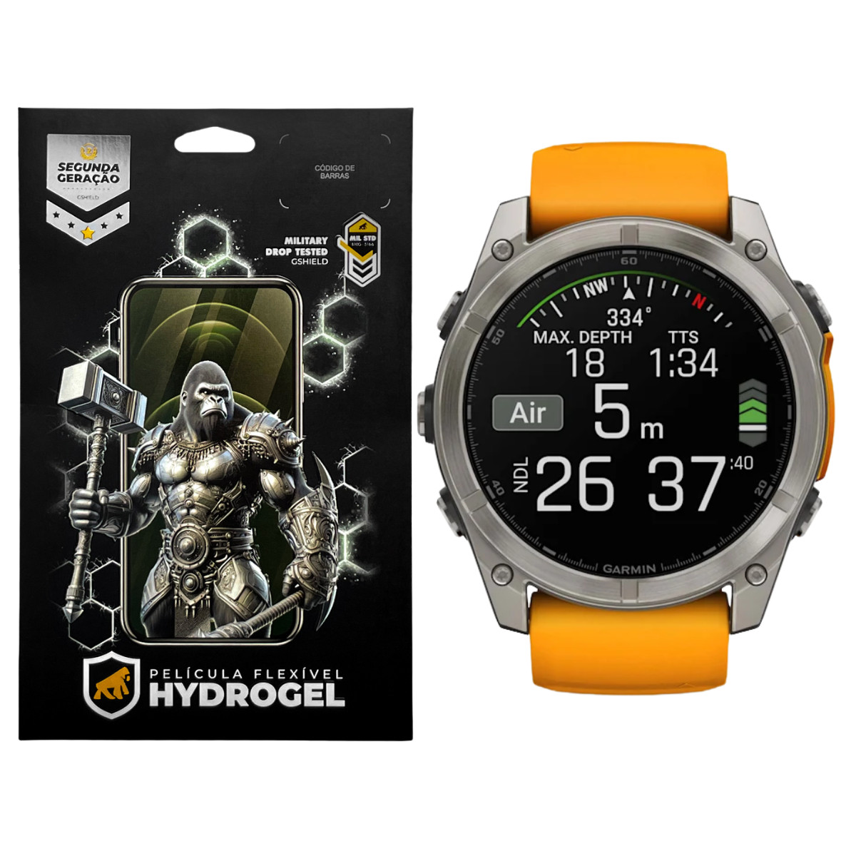 Película para Garmin Fenix 8 (51mm) - Hydrogel HD 6 Unidades - Gshield