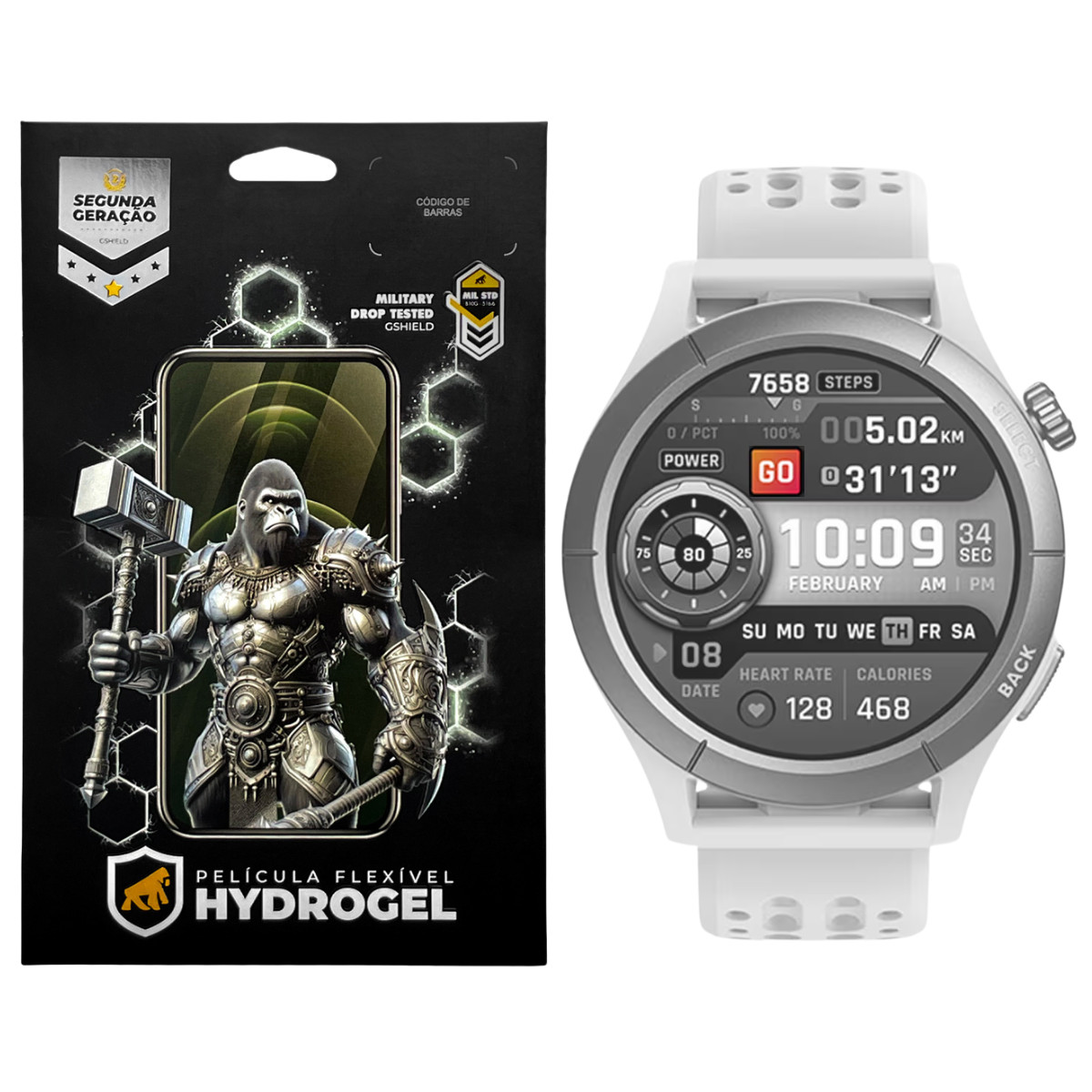 Película para Amazfit Cheetah Round - Hydrogel HD 6 Unidades - Gshield