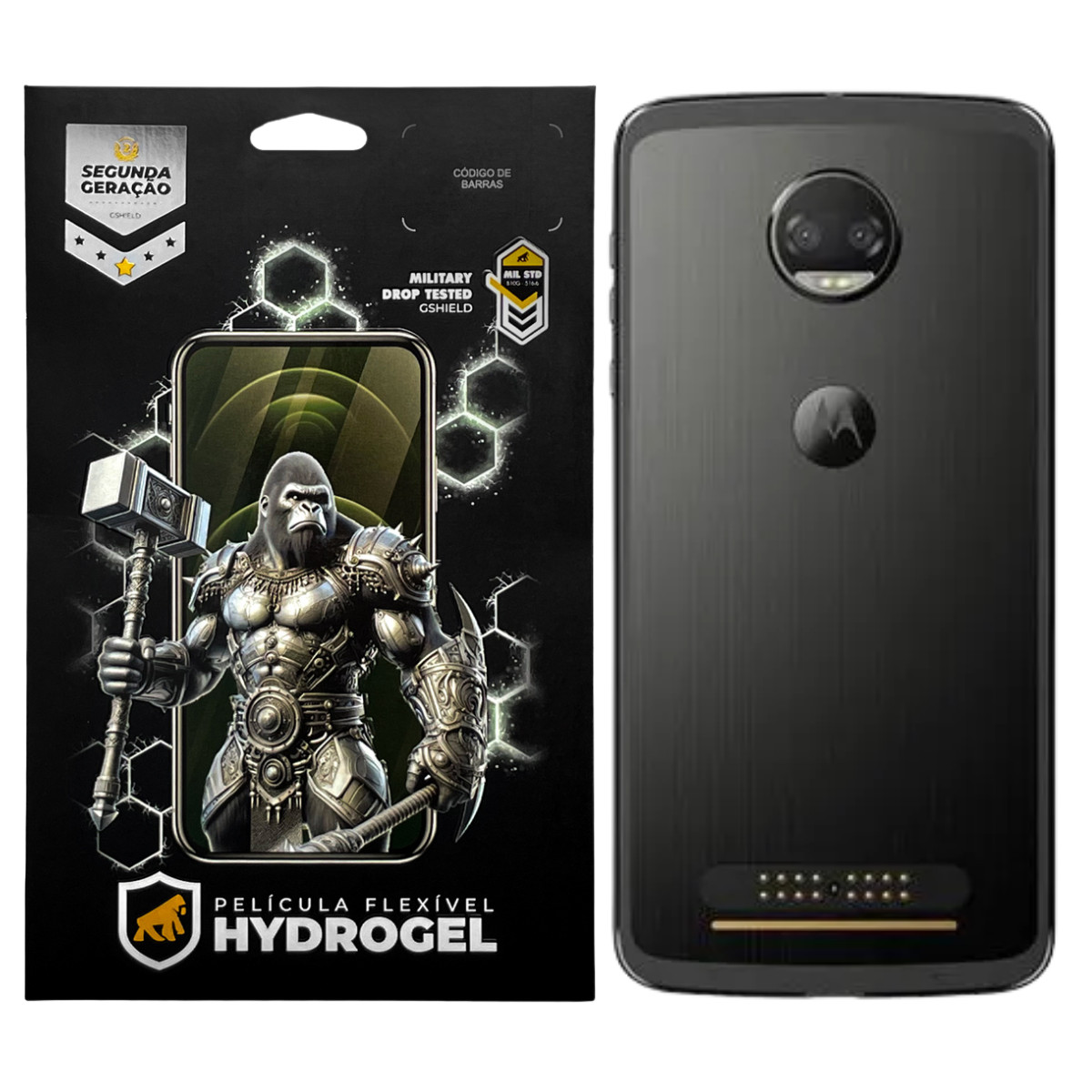 Película para  Motorola Moto Z2 Force - Traseira Hydrogel HD - Gshield