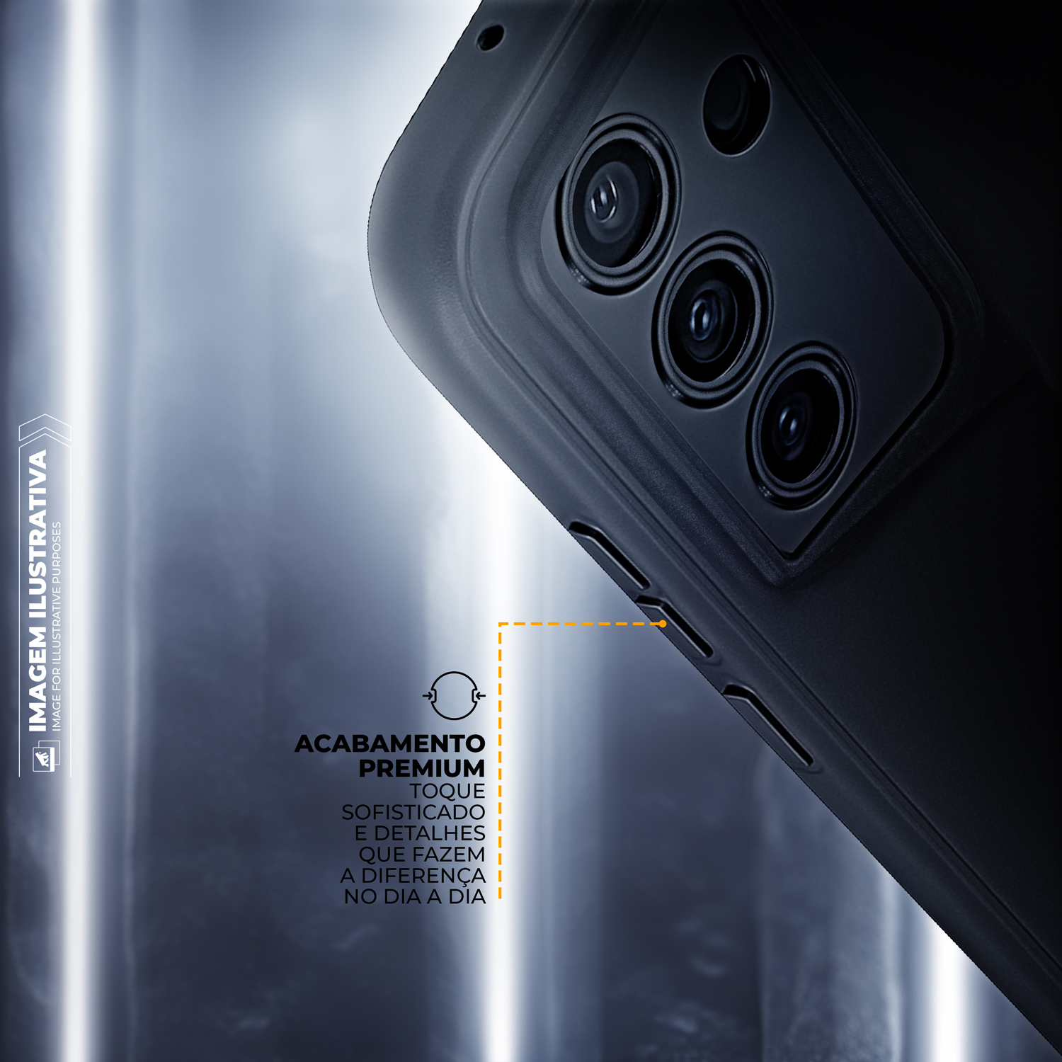 Capa para Samsung Galaxy A56 - Stinger Preta - Gshield