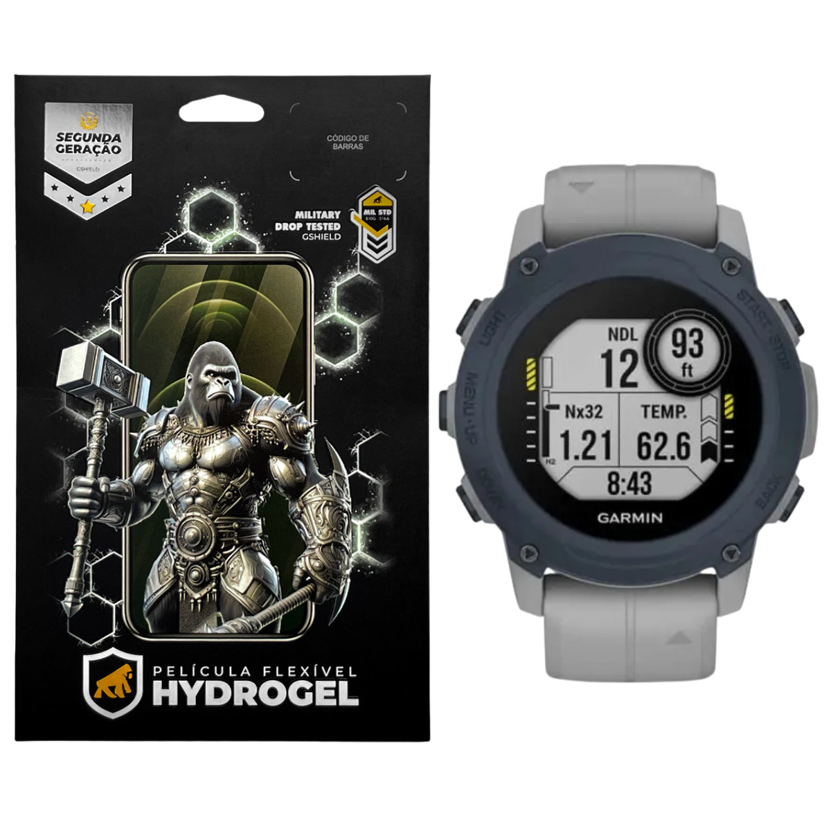 Película para Garmin Descent G1 - Hydrogel HD 6 Unidades - Gshield
