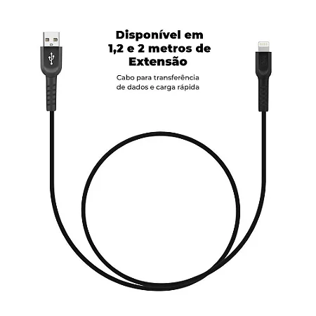 Cabo Dual Shock - Micro usb - Tipo C - Lightning MFI Homologado - 2M - Gshield - foto 6