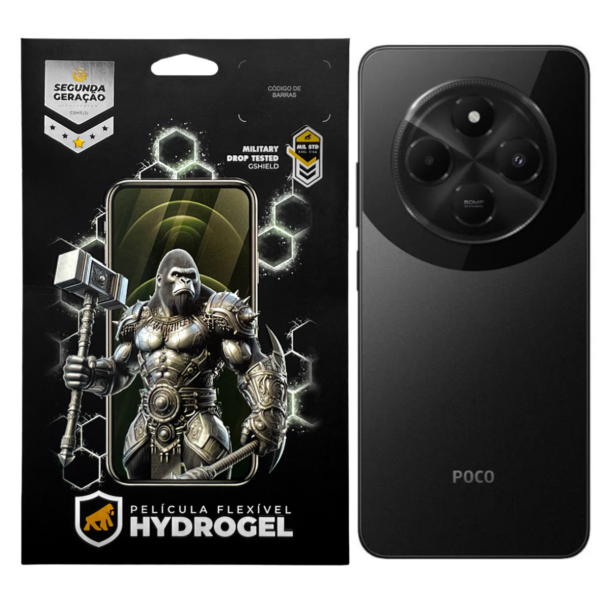 Película para Xiaomi Poco C75 - Traseira Hydrogel HD - Gshield