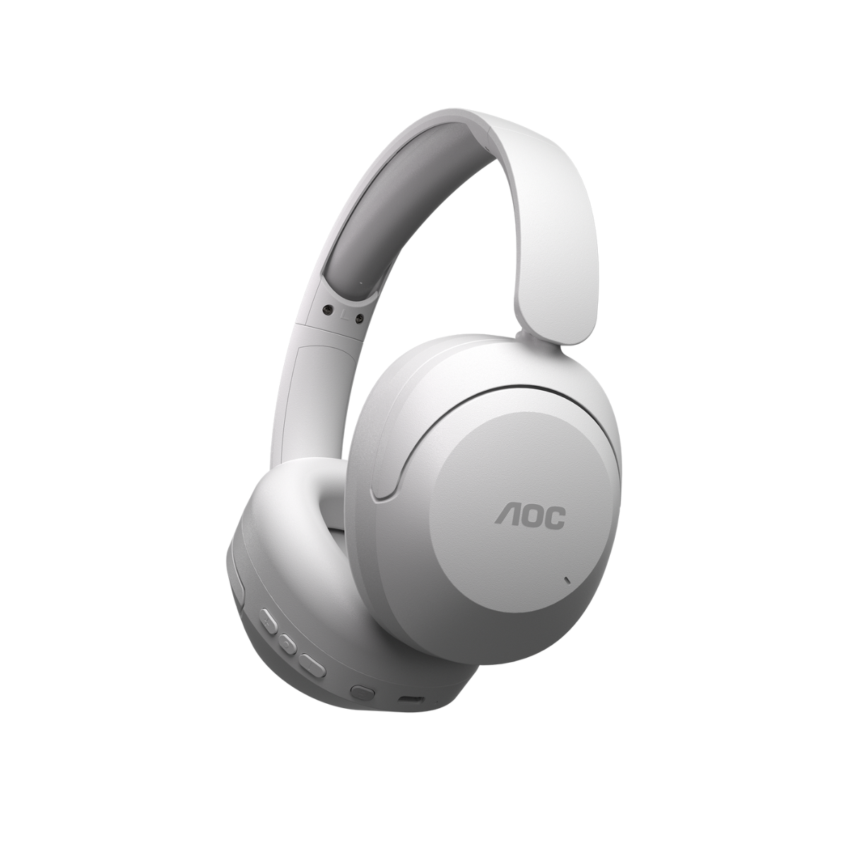 Headphone Bluetooth Wireless com Cancelamento de Ruído ANC - Branco - AOC