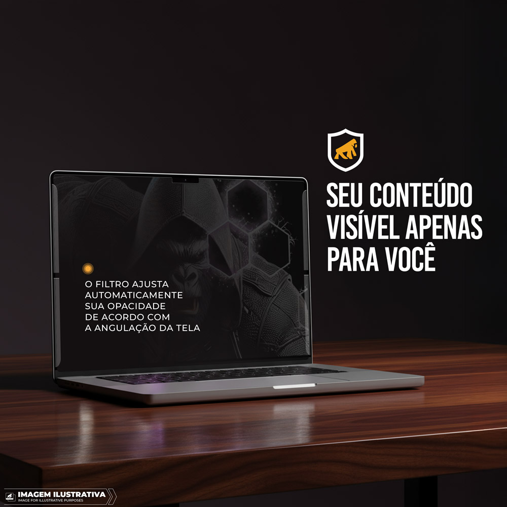 Filtro de Privacidade Removível para Notebook 14.0" - Gshield - foto 4