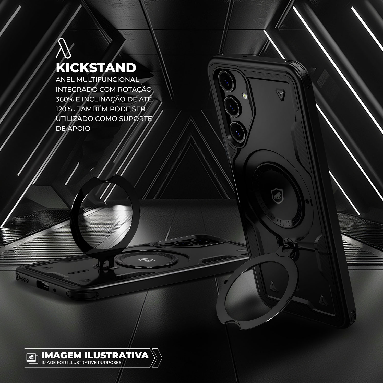 Capa para Samsung Galaxy M16 - Ringket - Gshield - foto 4