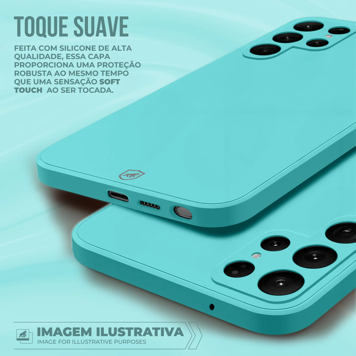Capa para Motorola Moto Edge 60 - Silicon Veloz - Verde - Gshield - foto 2
