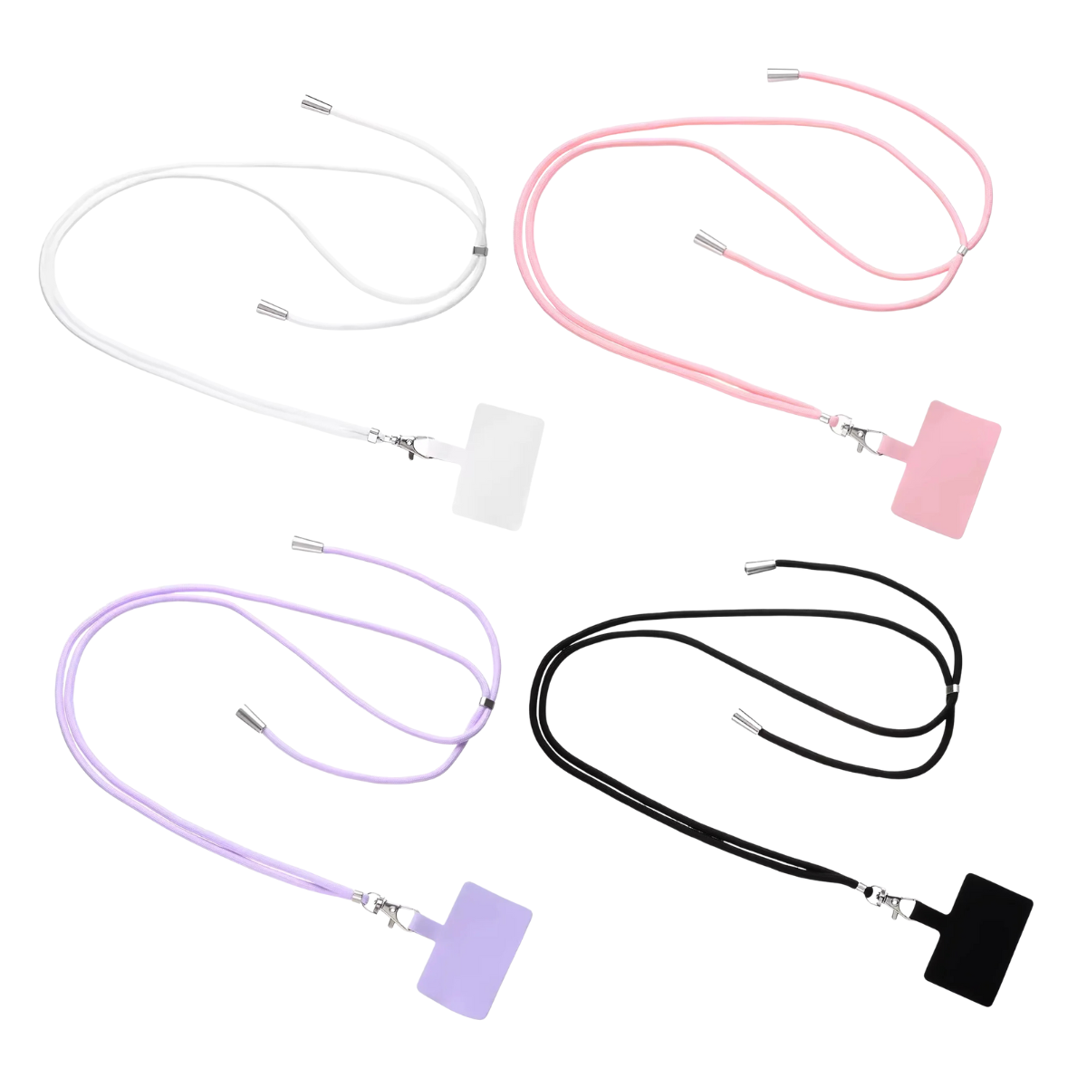 Cordão Phone Strap Flex - Branco / Preto / Rosa / Roxo - Gshield
