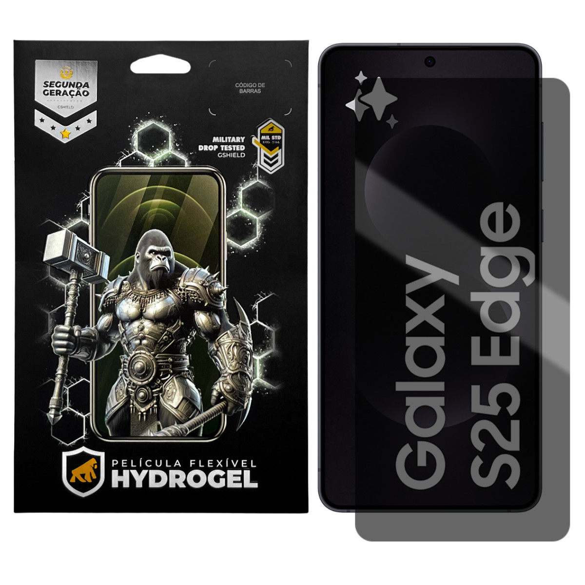 Película para Samsung Galaxy S25 Edge - Privacidade Hydrogel - Gshield