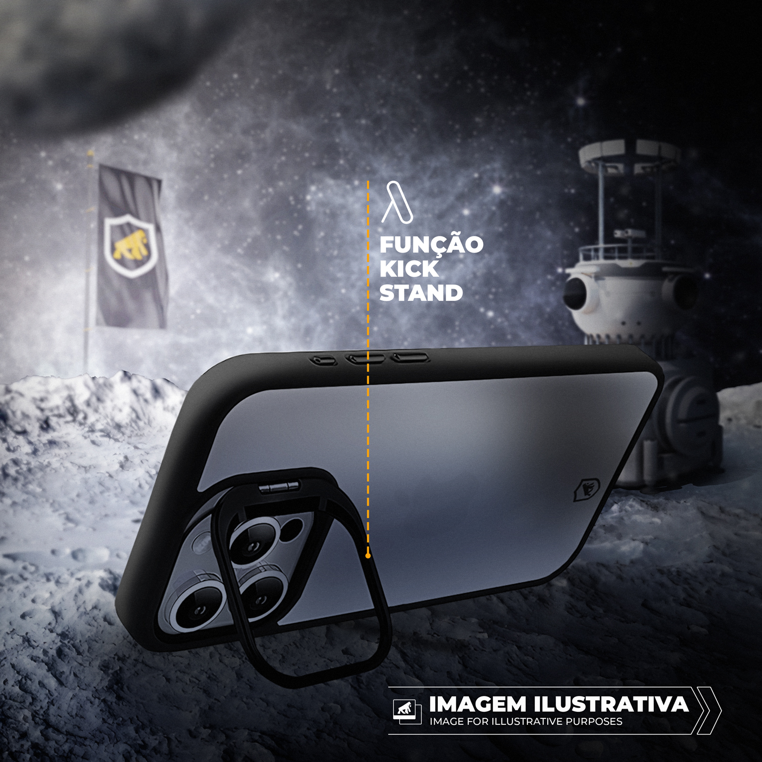 Capa para iPhone Air - Gravity Preta - Gshield