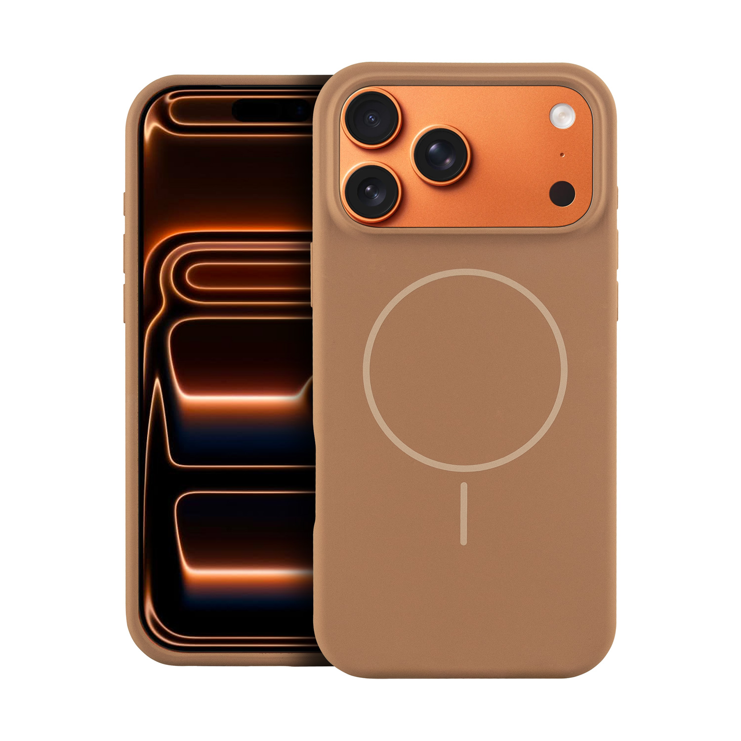 Capa para iPhone 17 Pro Max - Silicon Liquid Magsafe - Desert - Gshield