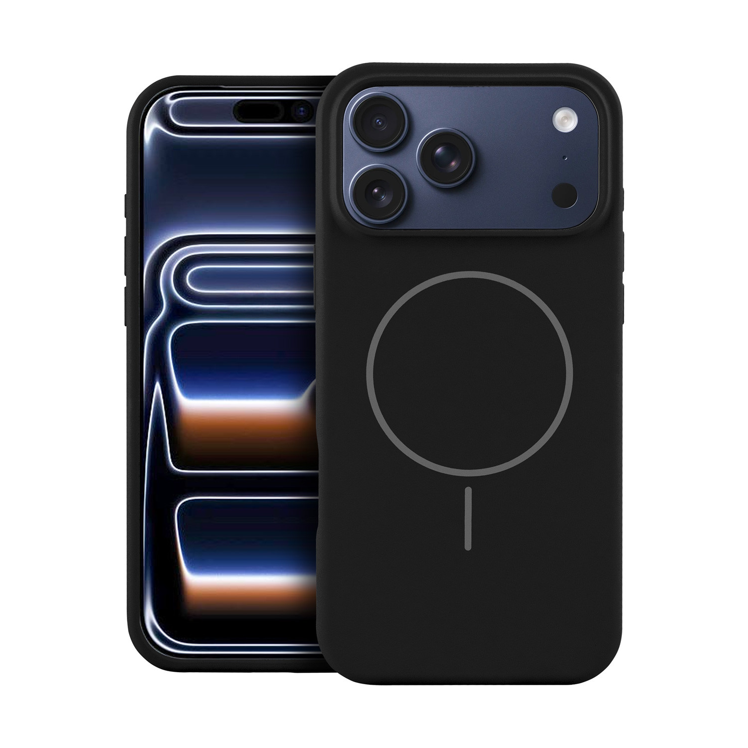 Capa para iPhone 17 Pro - Silicon Liquid Magsafe - Preta - Gshield