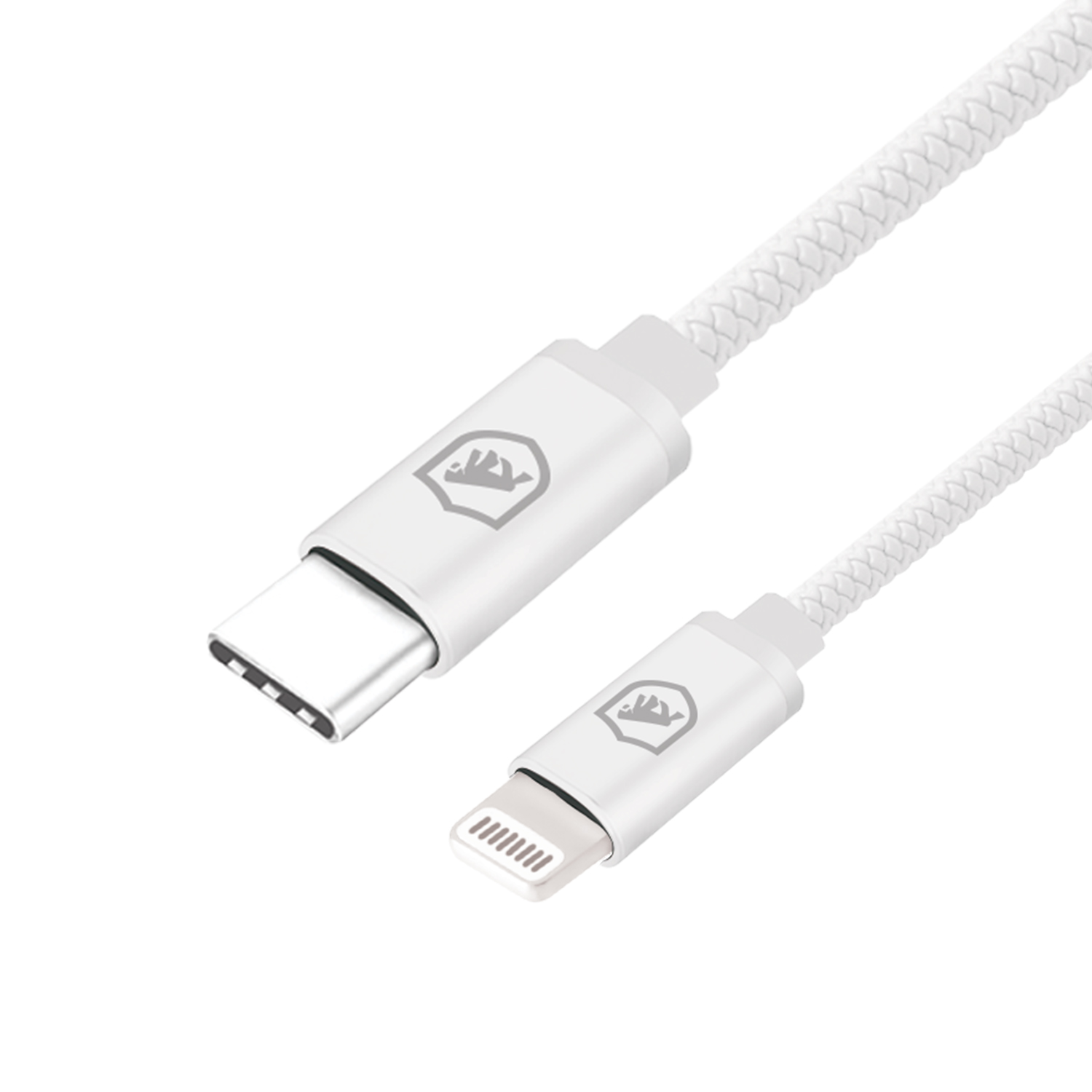Cabo Symetric - Branco - Lightning / Tipo C - 1,5M - Gshield