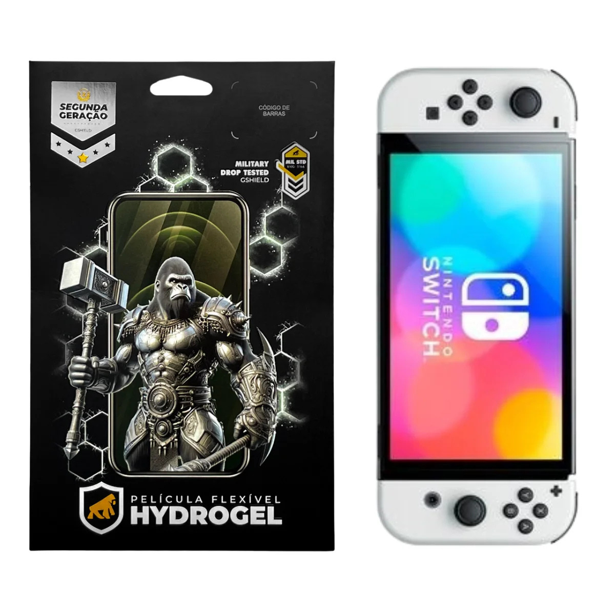 Película para Nintendo Switch Oled - Hydrogel Gamer Fosca - Gshield