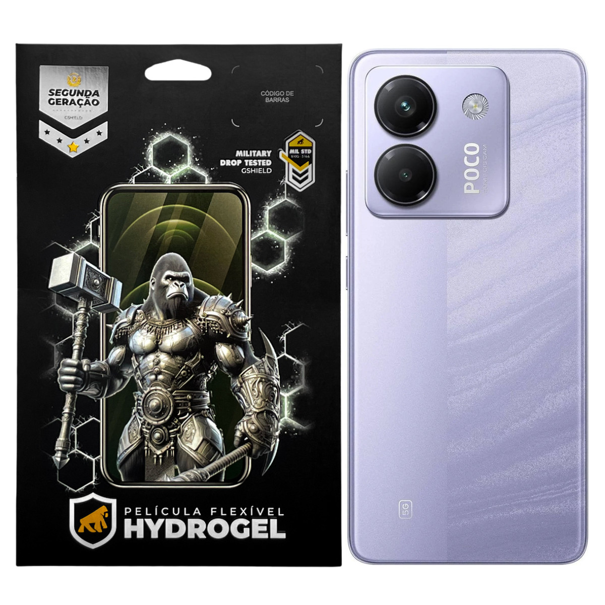 Película para Xiaomi Poco M7 Pro 5G - Traseira Hydrogel HD - Gshield