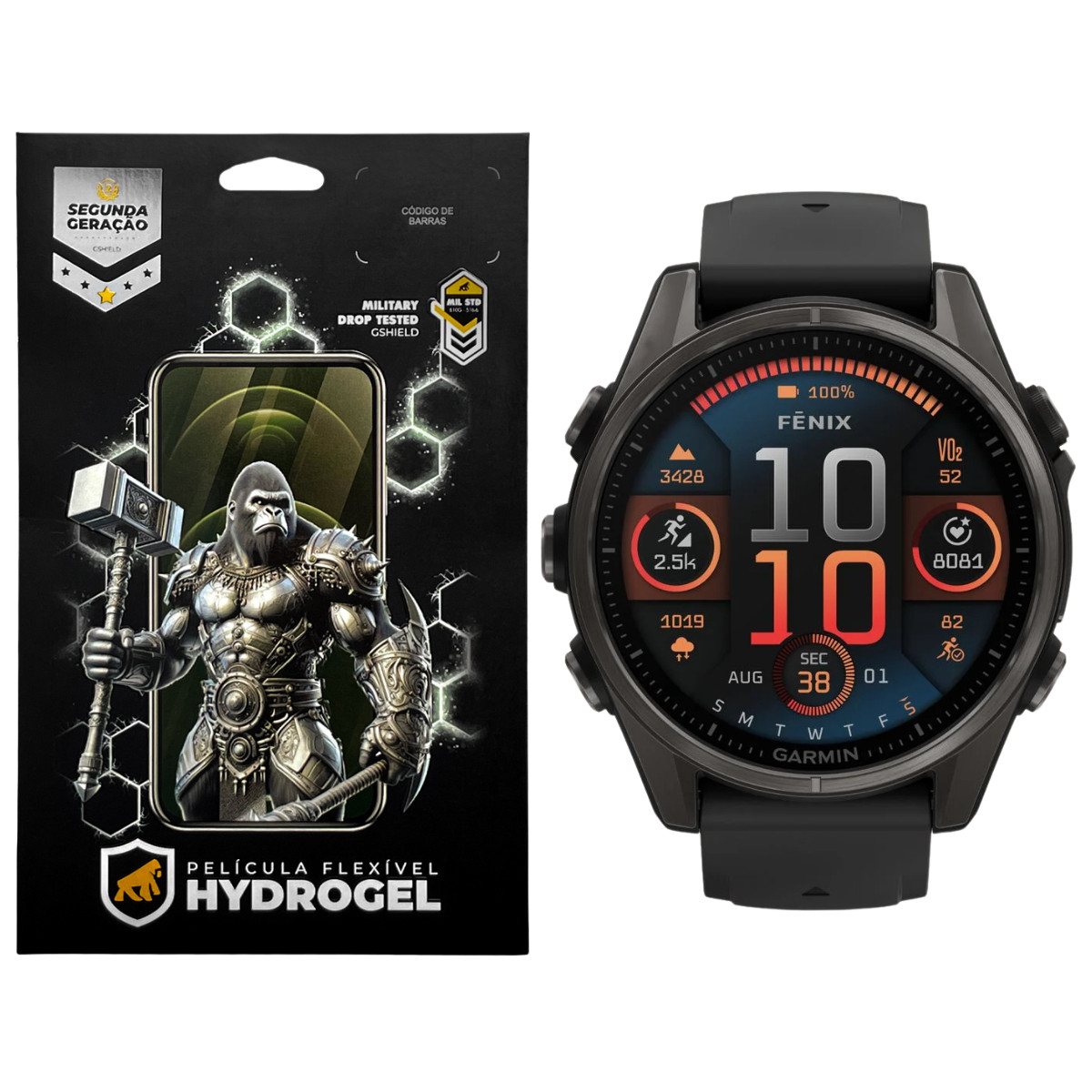 Película para Garmin Fenix 8 (43mm) - Hydrogel HD 6 Unidades - Gshield