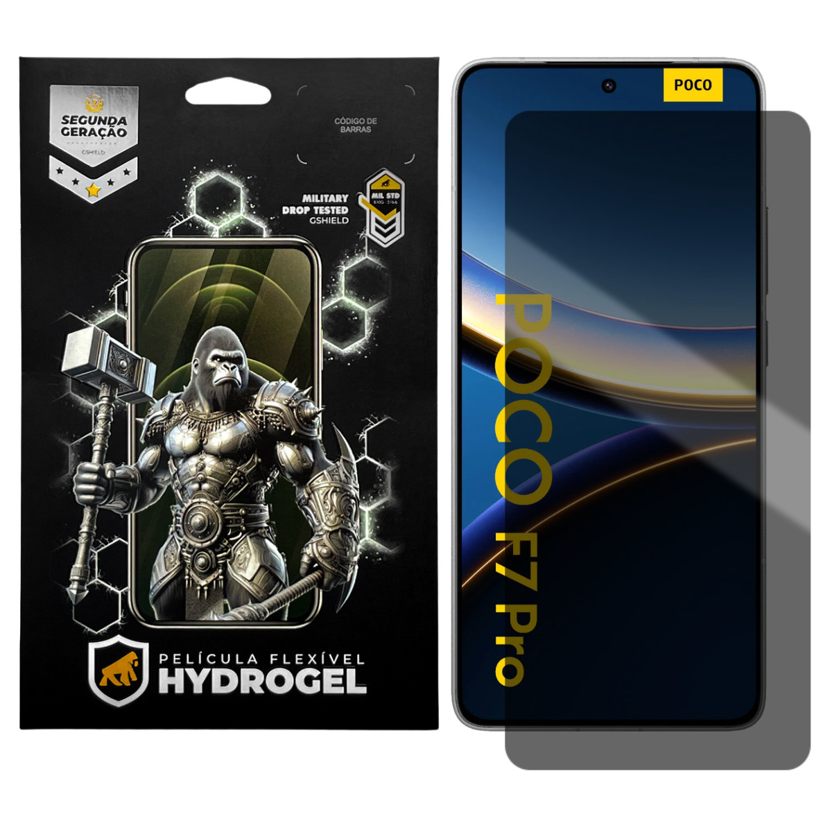 Película para Xiaomi Poco F7 Pro - Privacidade Hydrogel - Gshield