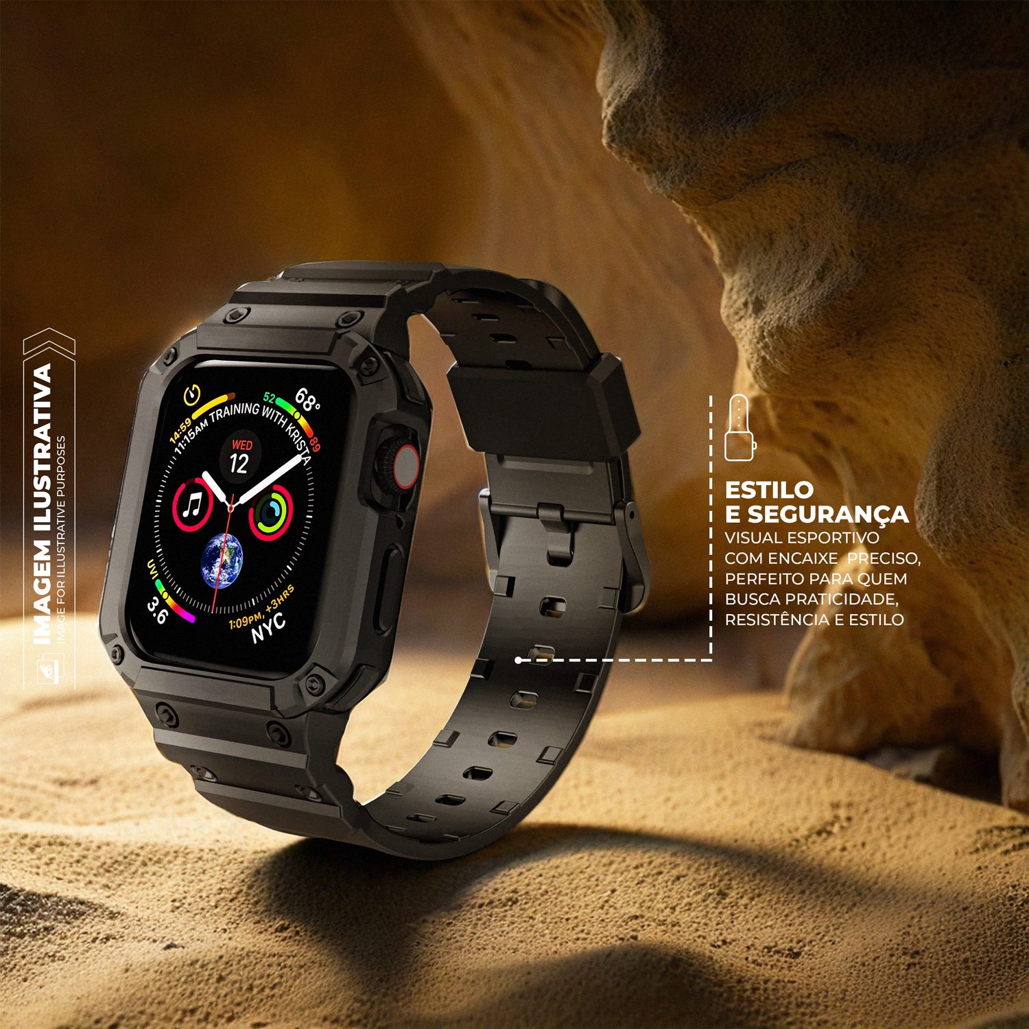 Pulseira para Apple Watch Series 10 42 MM - Survivor - Gshield
