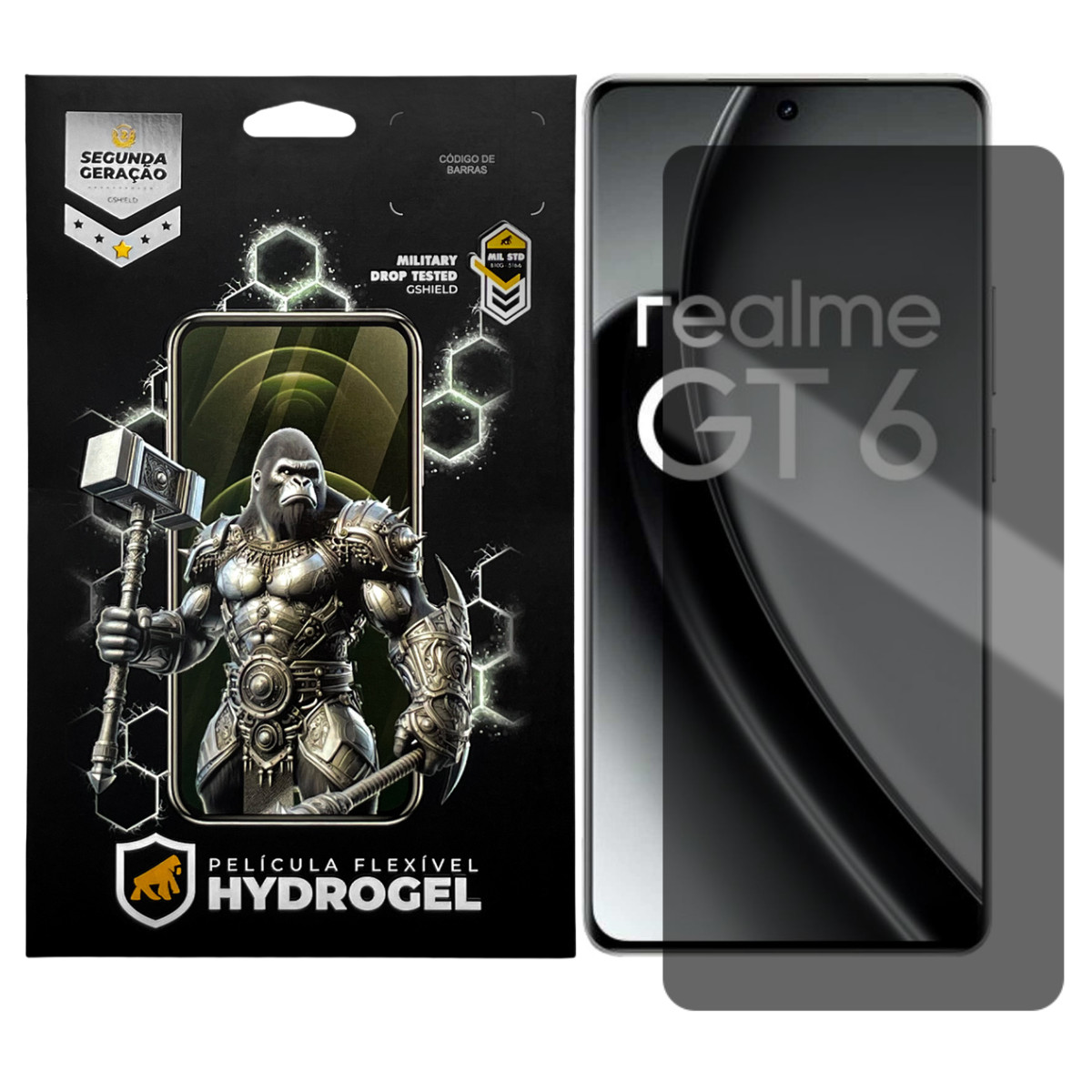 Película para Realme GT 6 5G - Privacidade Hydrogel - Gshield