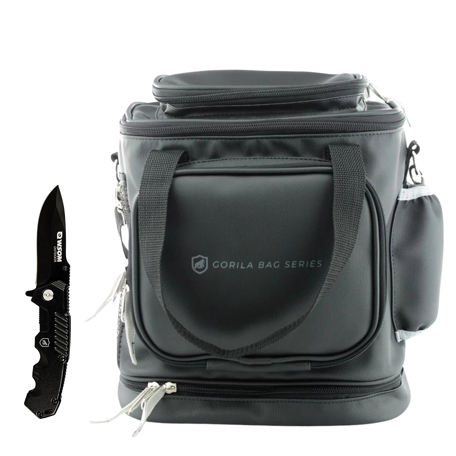 Kit Pro Adventure - Bolsa de Pesca Resistente + Faca Dobrável Tática - Gshield - foto 2