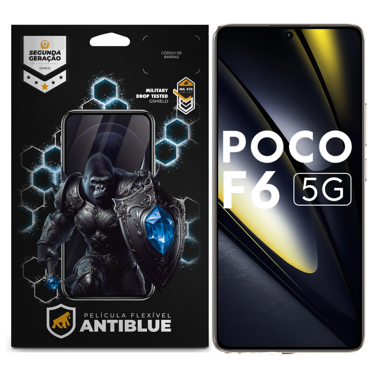Película para Xiaomi Poco F6 5G - AntiBlue - Gshield