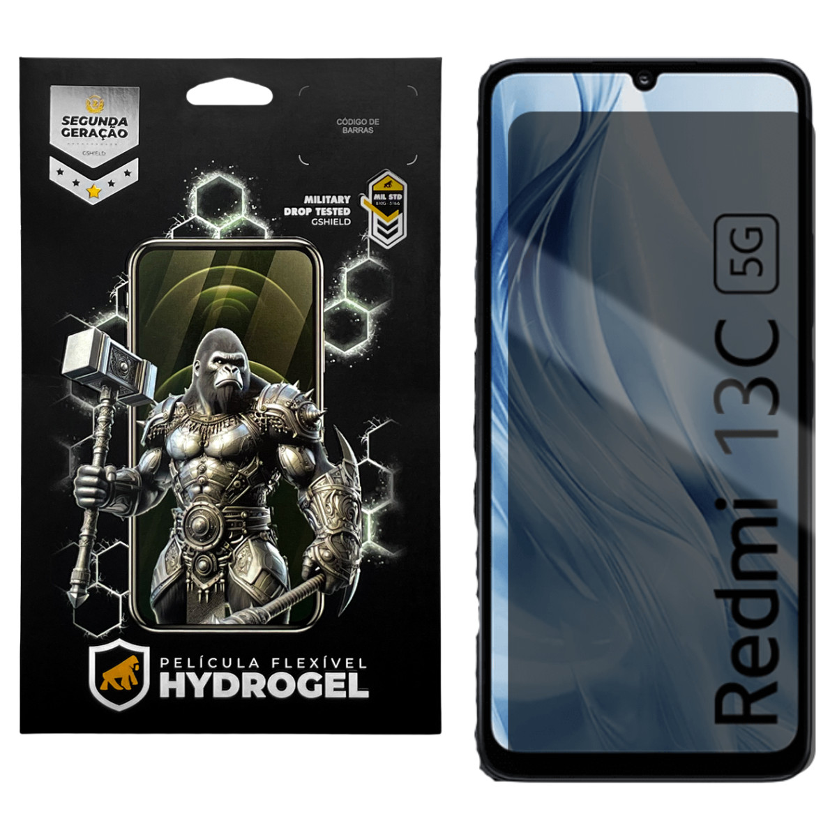 Película para Xiaomi Redmi 13C 5G - Privacidade Hydrogel - Gshield