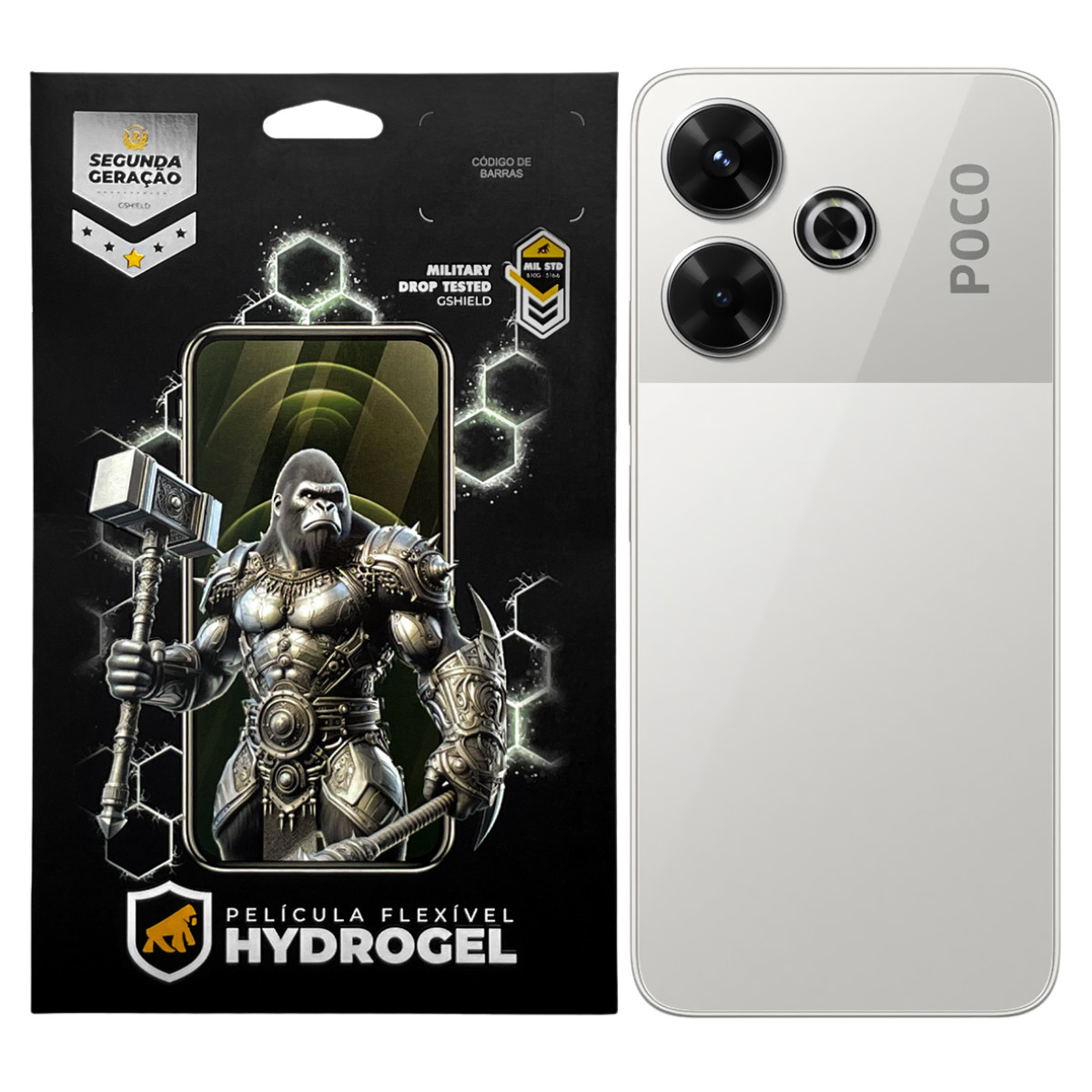 Película para Xiaomi Poco M6 - Traseira Hydrogel HD - Gshield