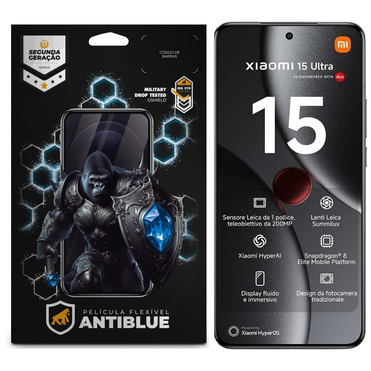 Película para Xiaomi 15 Ultra - AntiBlue - Gshield