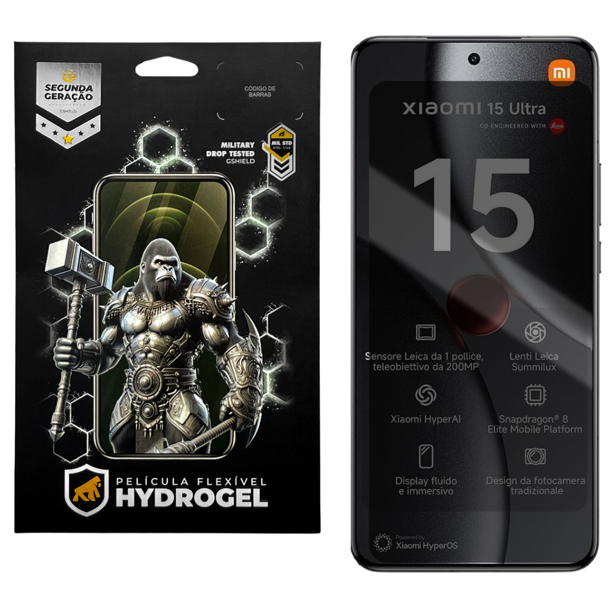 Película para Xiaomi 15 Ultra - Privacidade Hydrogel - Gshield