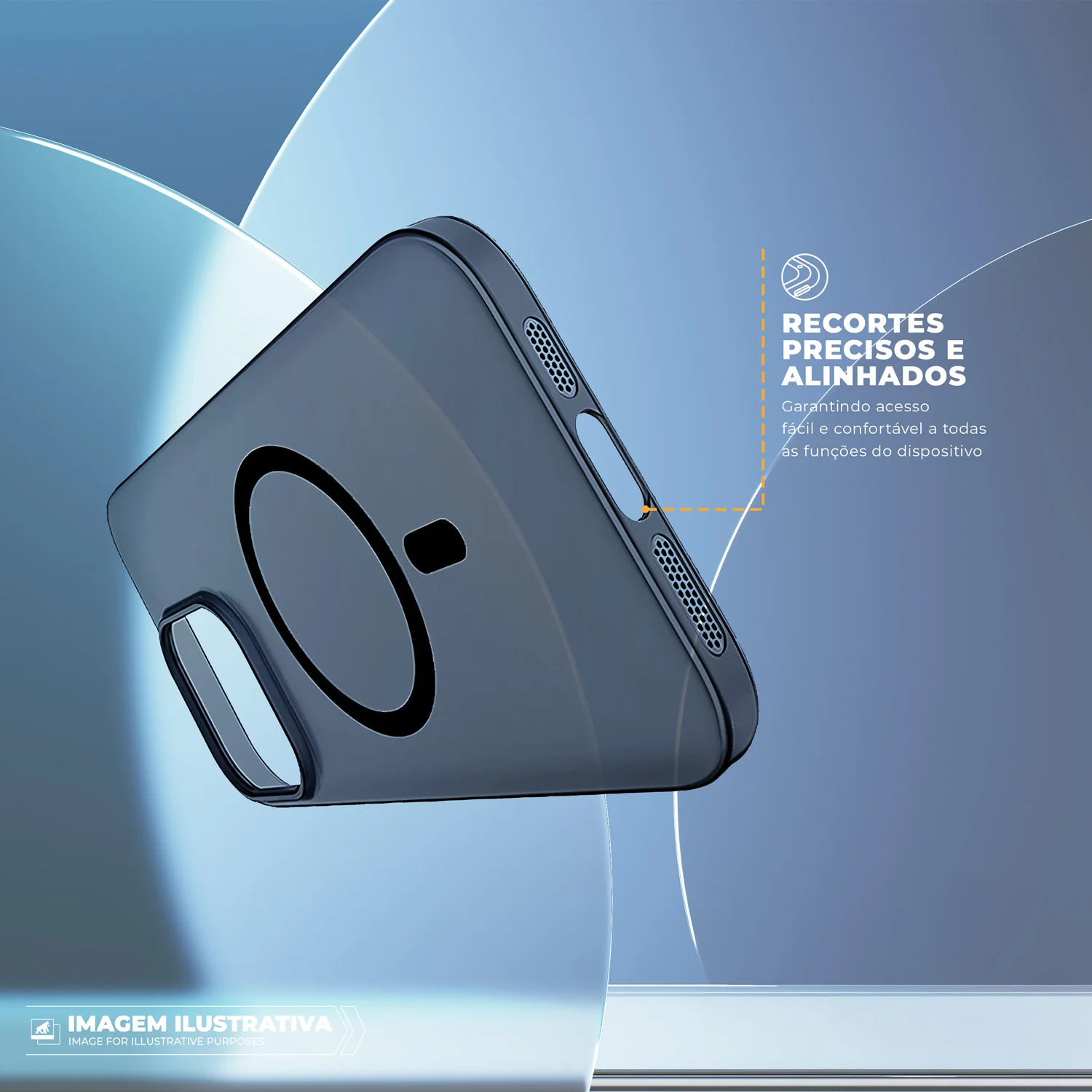 Capa para iPhone 16 - Crystal Slim Magsafe - NÃO AMARELA - Desert - Gshield