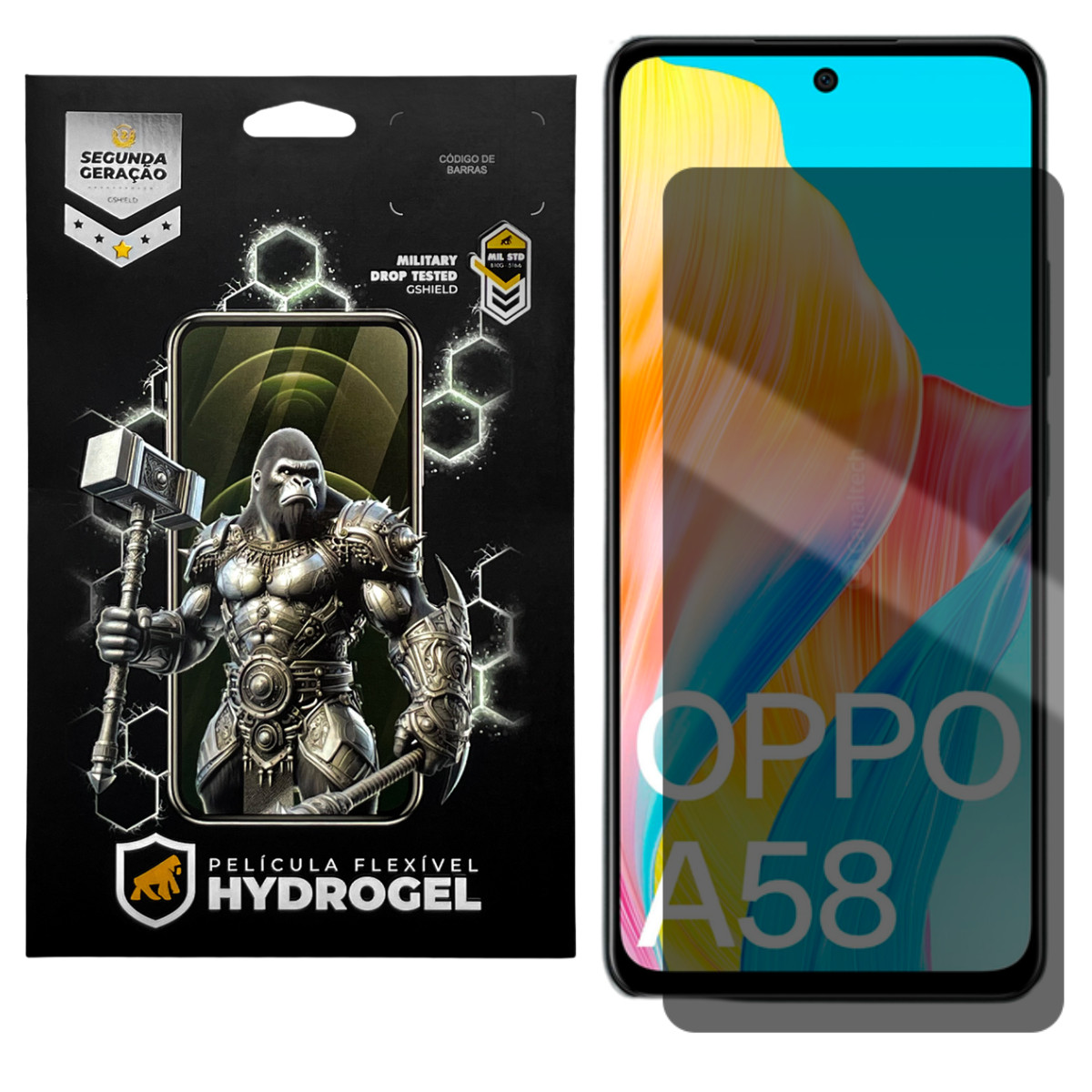 Película para Oppo A58 - Privacidade Hydrogel - Gshield