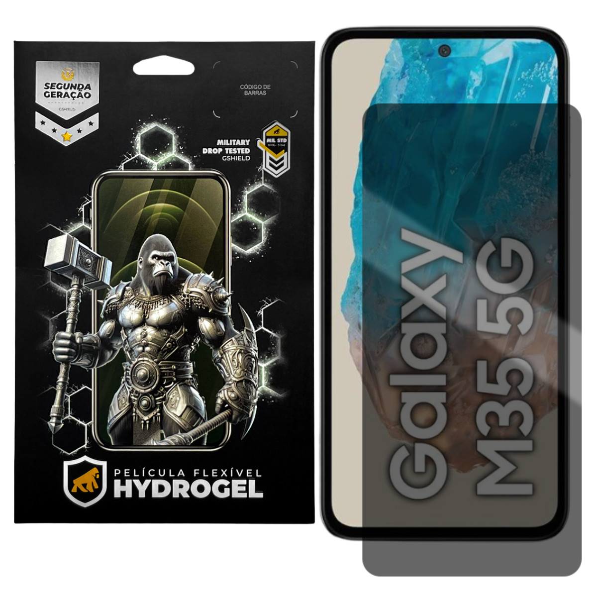 Película para Galaxy M35 - Privacidade Hydrogel - Gshield