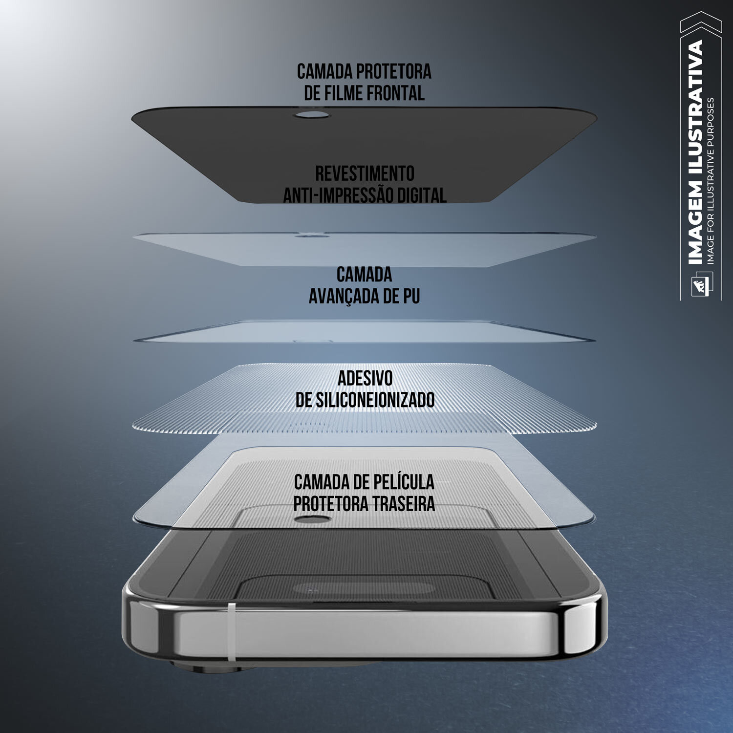Película para Galaxy A05s - Privacidade Hydrogel - Gshield