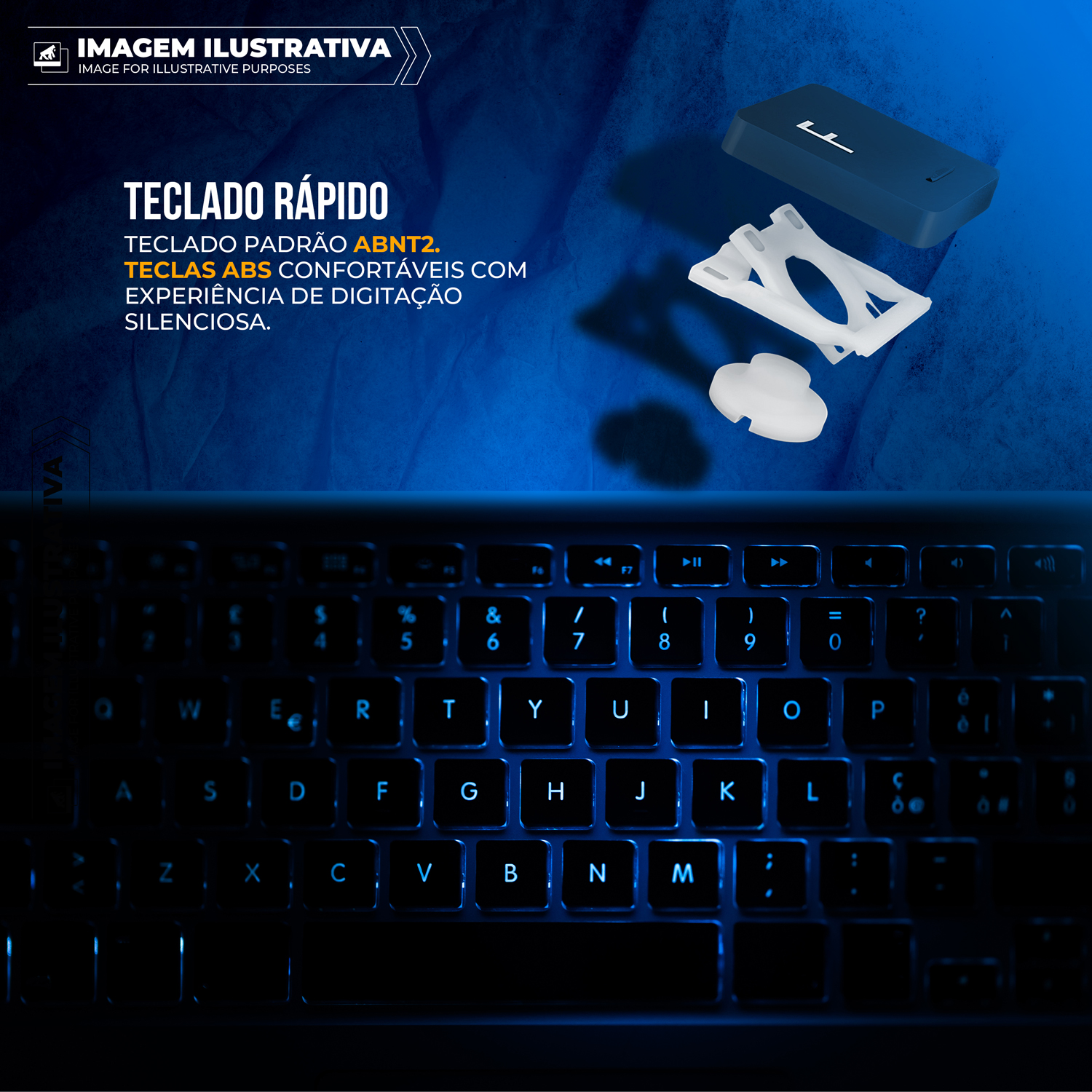 Capa para iPad de 10.9" e 11" com Teclado Bluetooth, Touchpad, ABNT2, Suporte para Caneta e Kickstand - Hybrid - Gshield