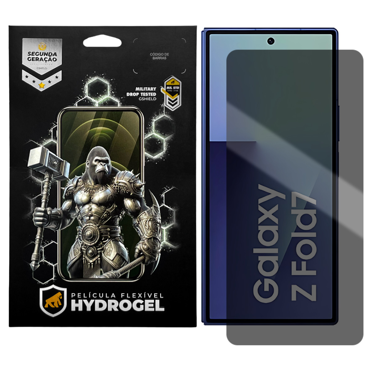 Película para Samsung Galaxy Z Fold 7 - Privacidade Hydrogel - Gshield