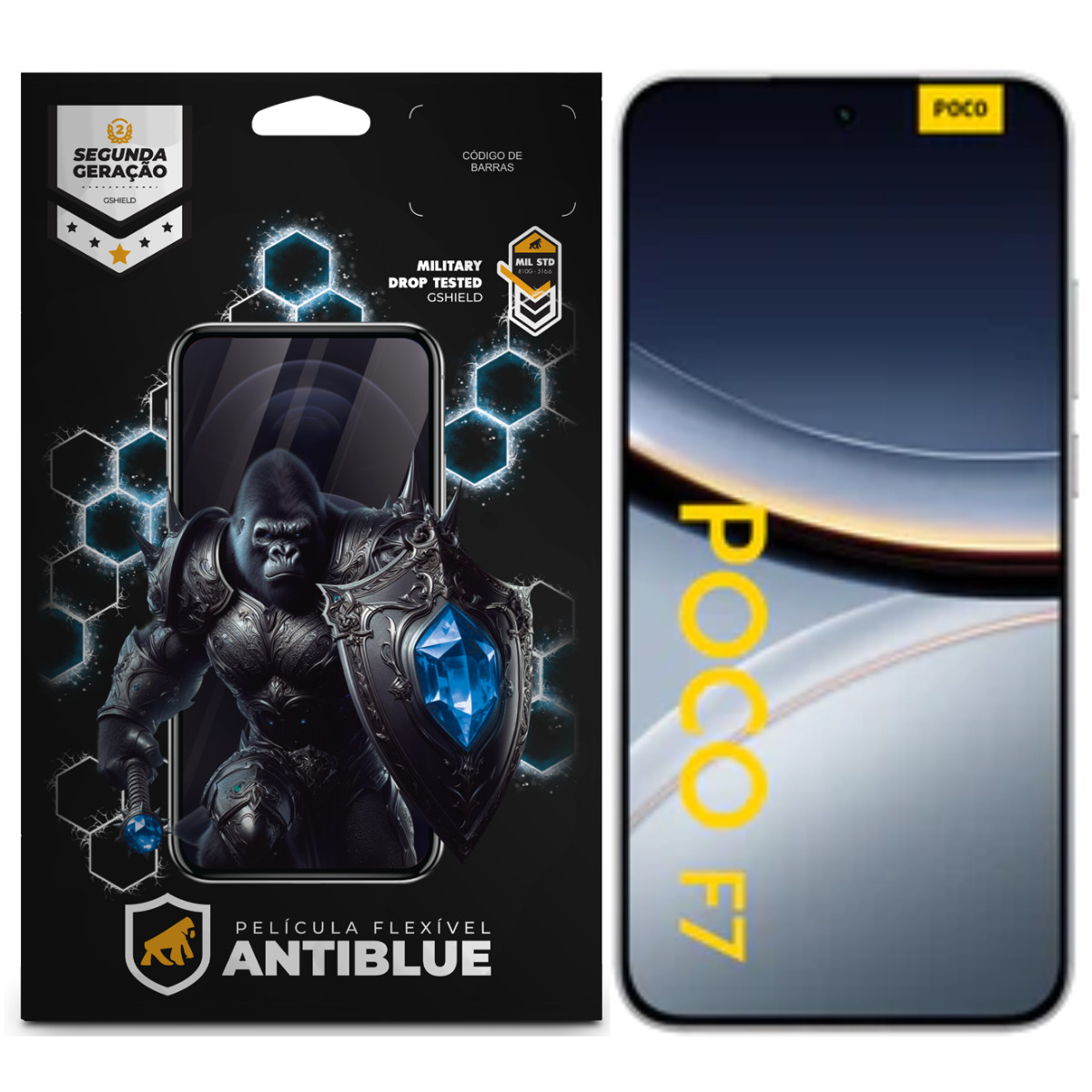 Película para Xiaomi Poco F7 - AntiBlue - Gshield