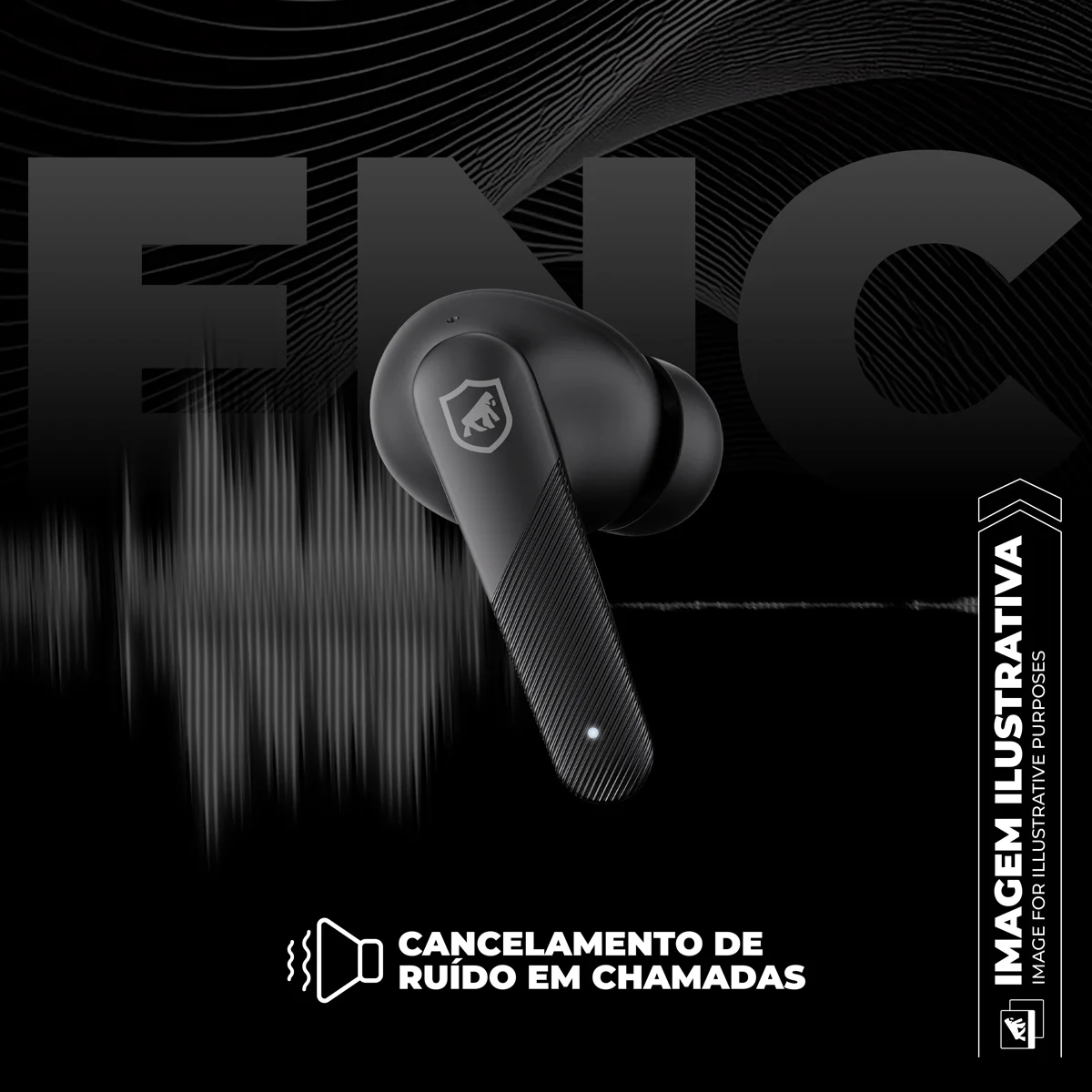 Earbuds - Fone de ouvido Bluetooth - Symetric - Gshield - foto 6
