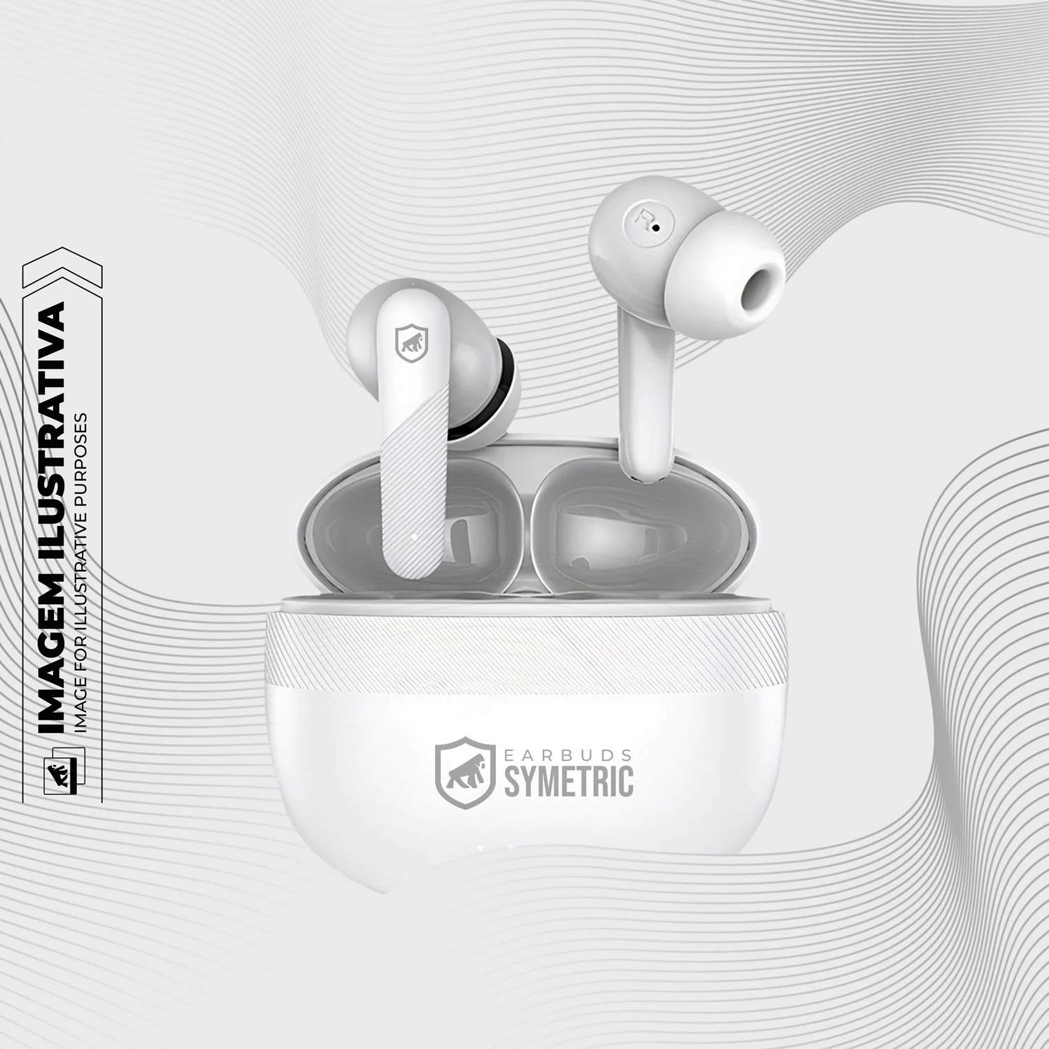 Earbuds - Fone de ouvido Bluetooth - Symetric - Gshield - foto 9