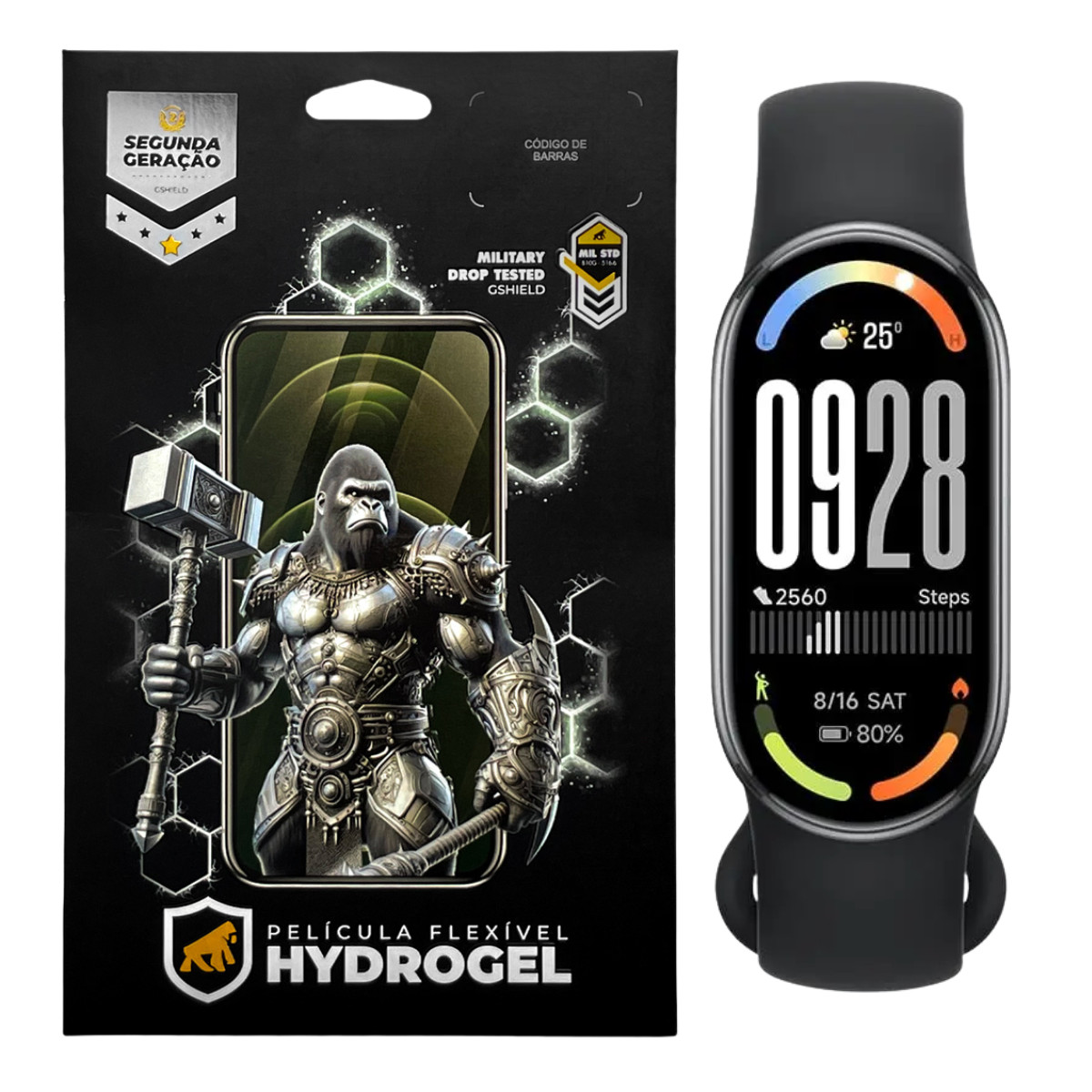 Película para Xiaomi Smart Band 10 - Hydrogel HD 6 Unidades - Gshield