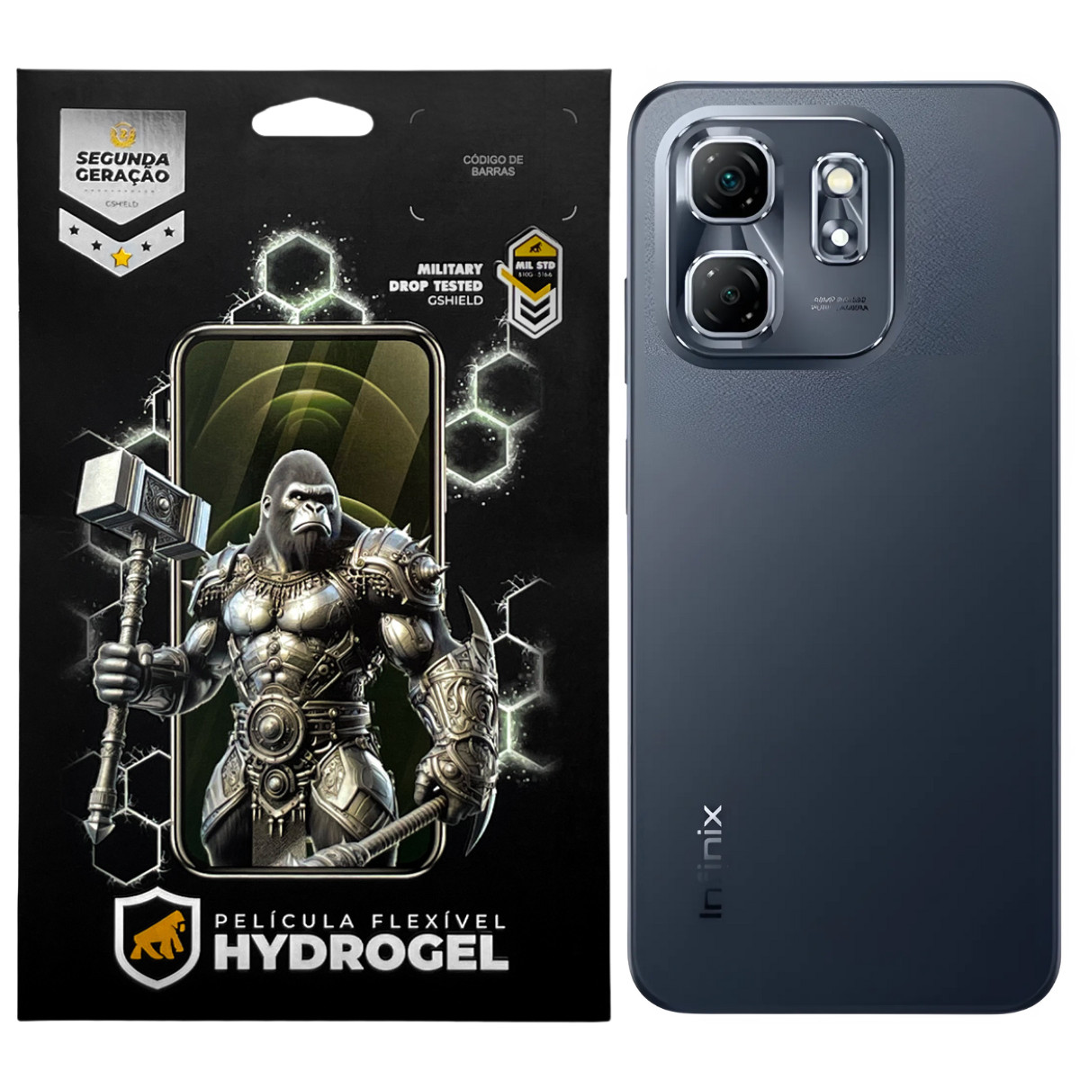 Película para Infinix Hot 50i - Traseira Hydrogel HD - Gshield