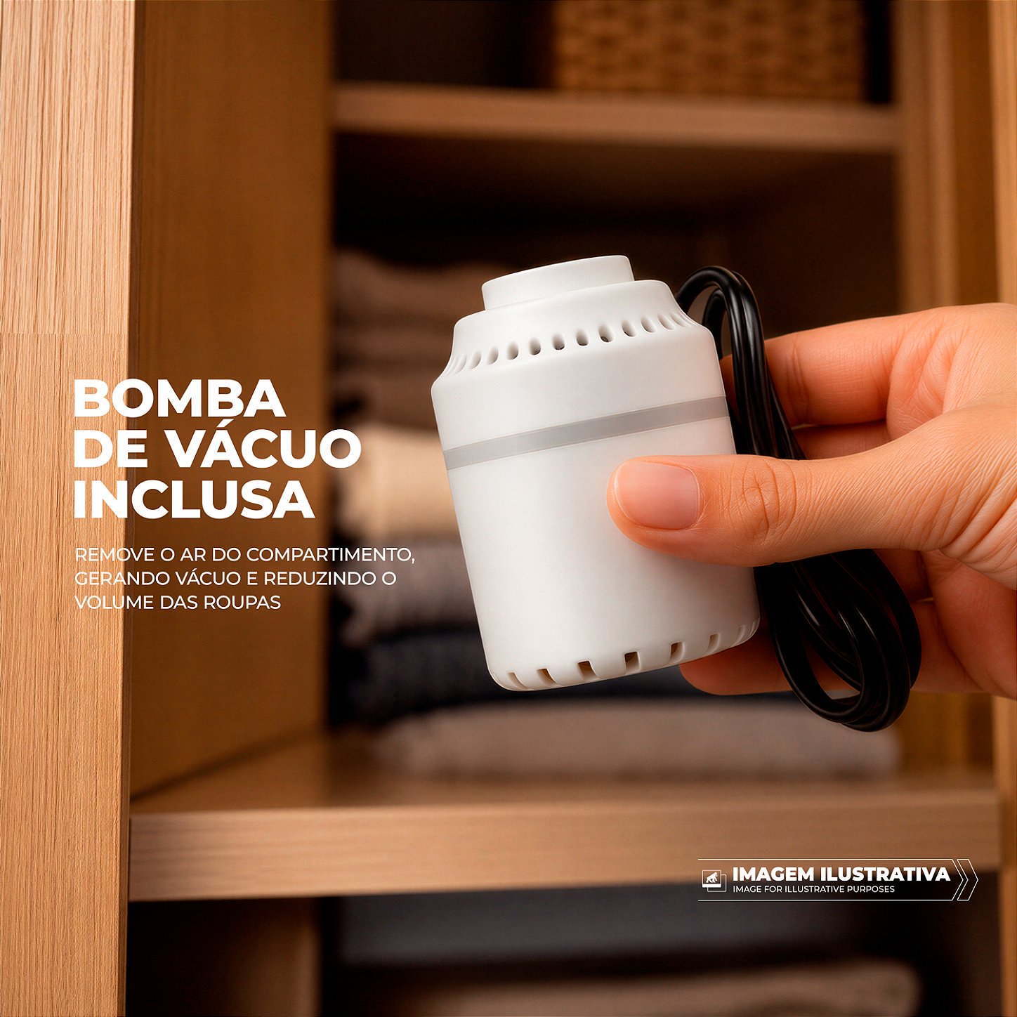 Mala de Viagem Média 24" Expansível 84L com Sistema de Sucção a Vácuo Integrado, Mini Bomba Automática, Alça Ajustável e Cadeado Padrão TSA - Survivor - Gshield - foto 10