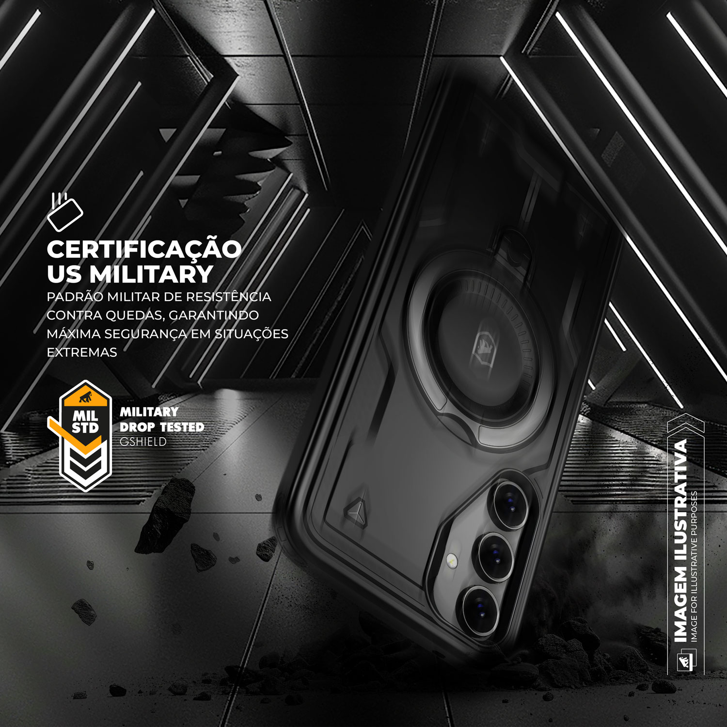 Capa para Motorola Moto Edge 60 Fusion - Ringket - Gshield