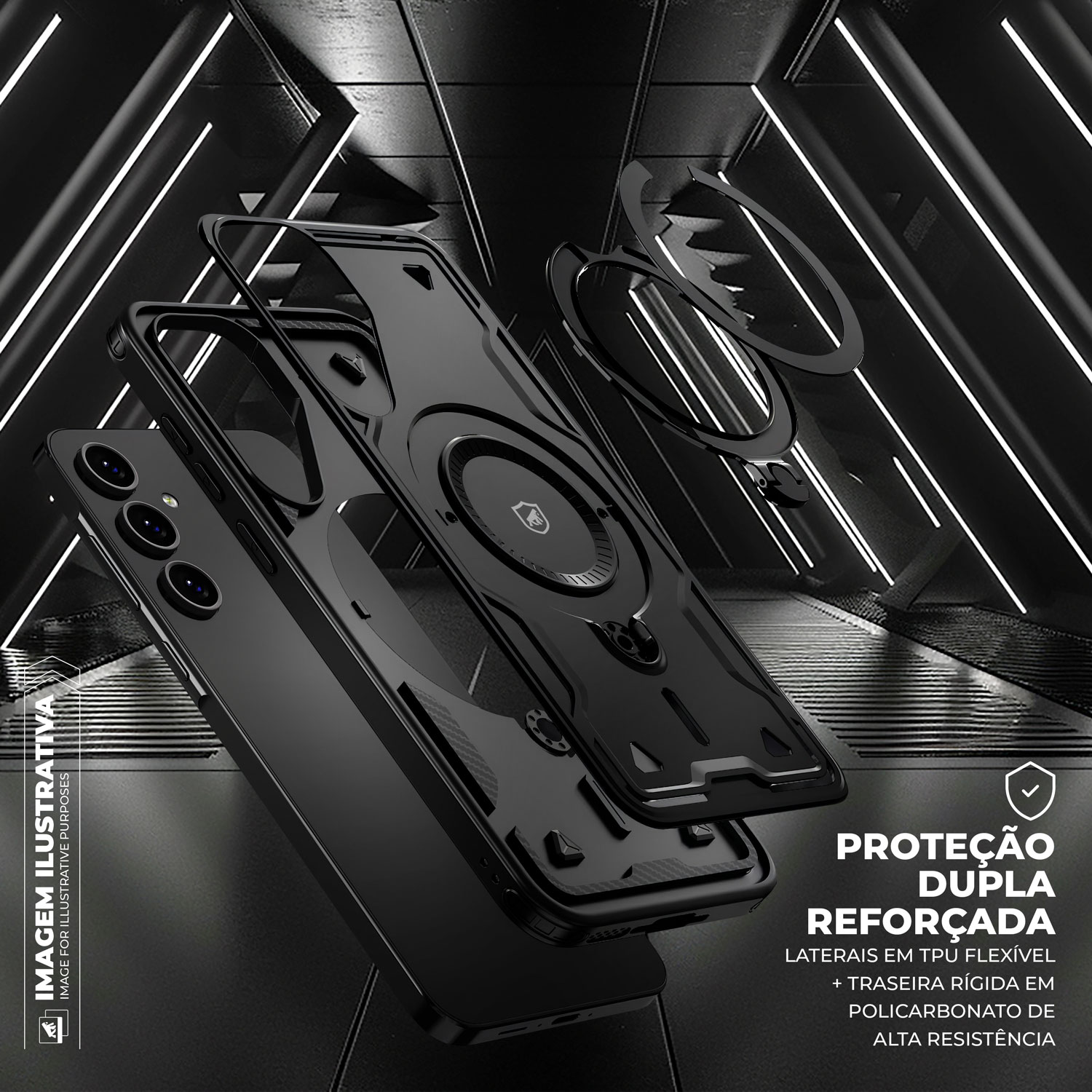 Capa para Motorola Moto Edge 60 Fusion - Ringket - Gshield