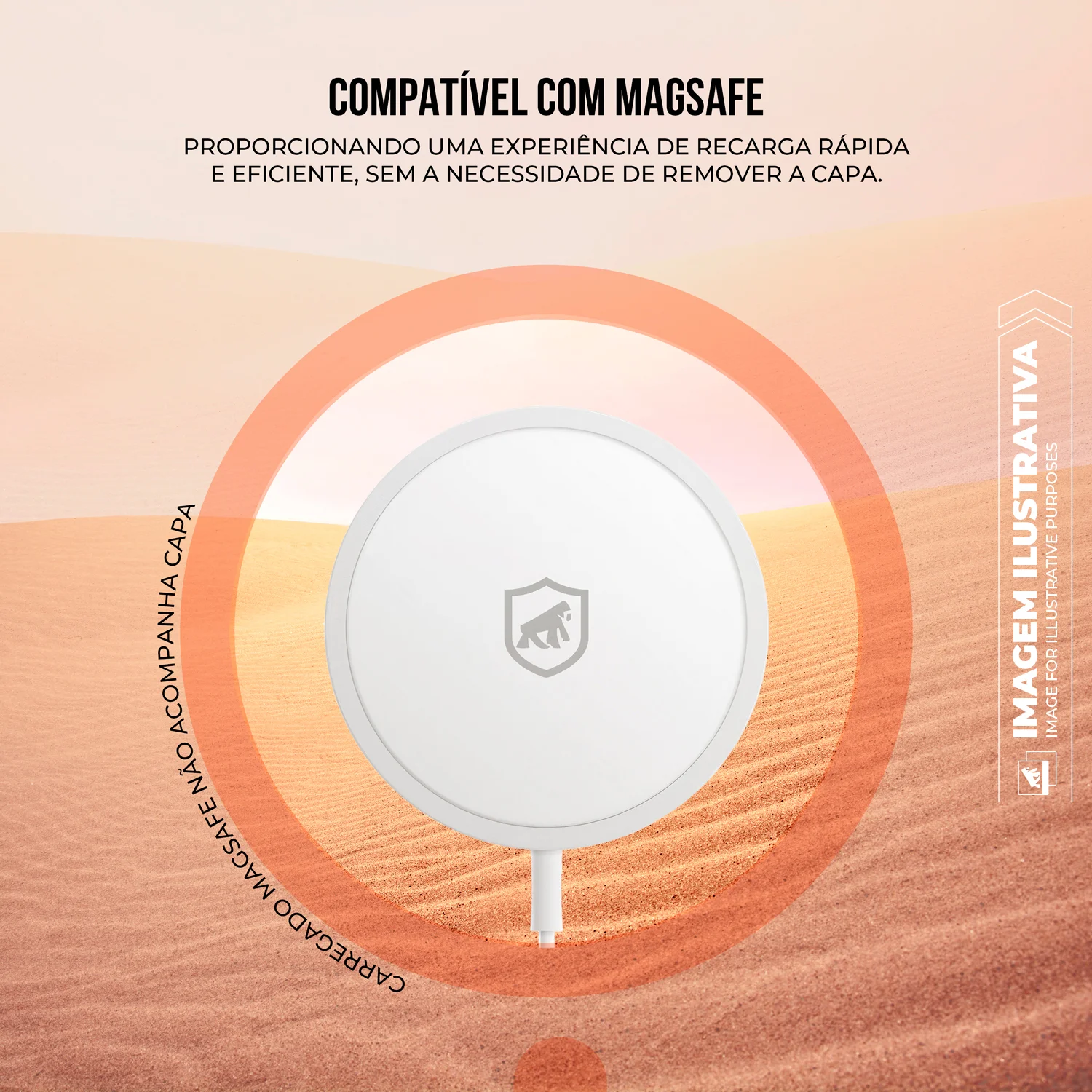 Capa MagSafe Titanium Desert - Gshield