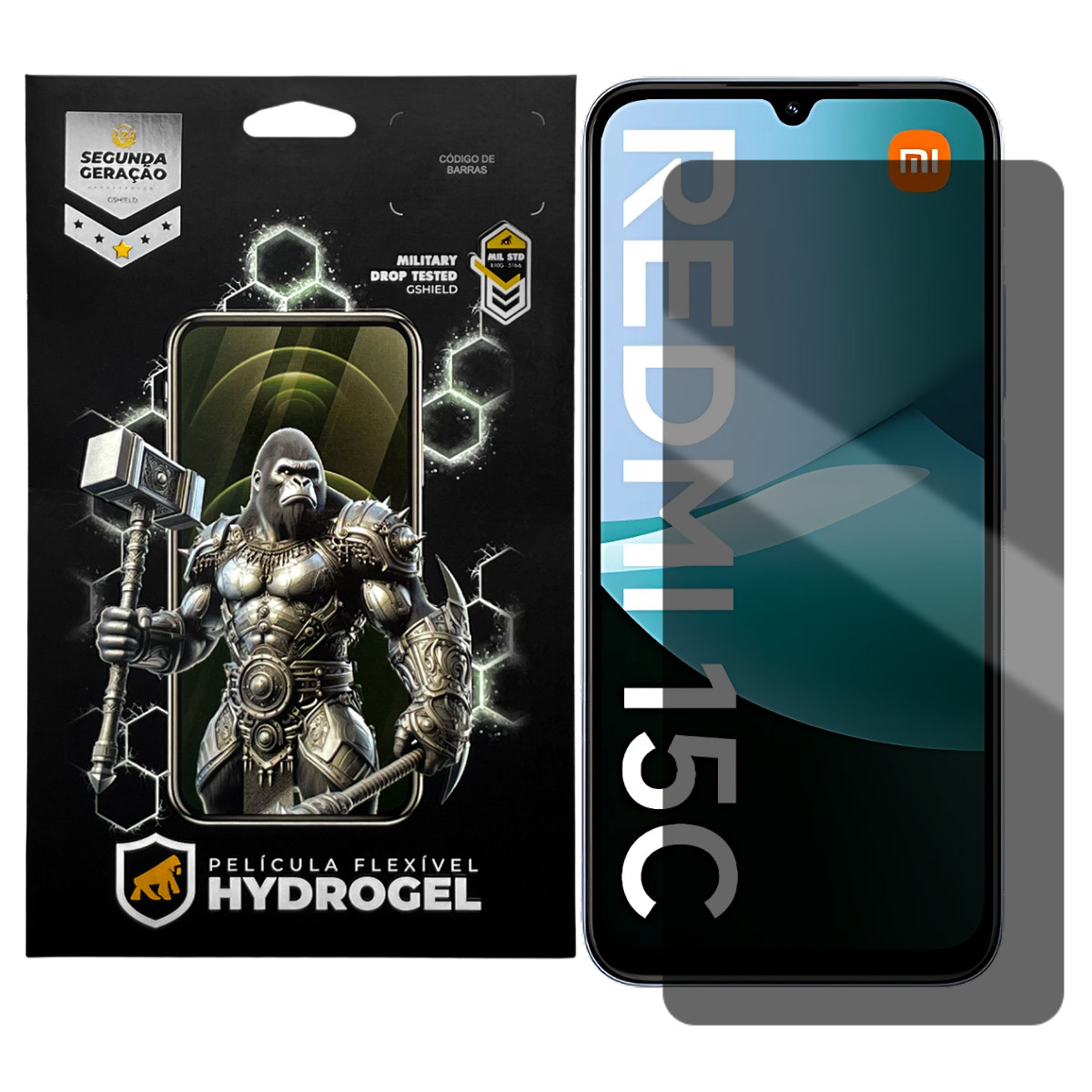 Película para Xiaomi Redmi 15C - Privacidade Hydrogel - Gshield
