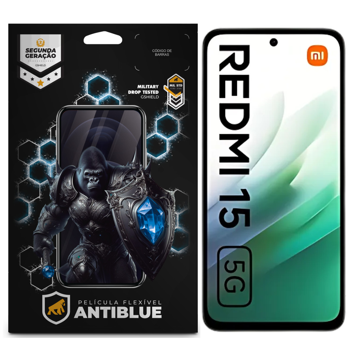 Película para Xiaomi Redmi 15 5G - AntiBlue - Gshield