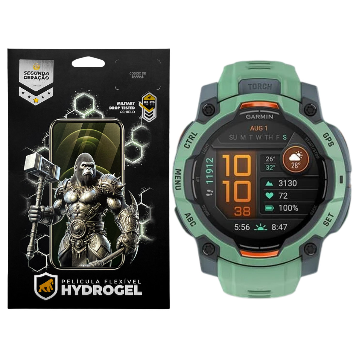 Película para Garmin Instinct 3 45MM - Hydrogel HD 6 Unidades - Gshield