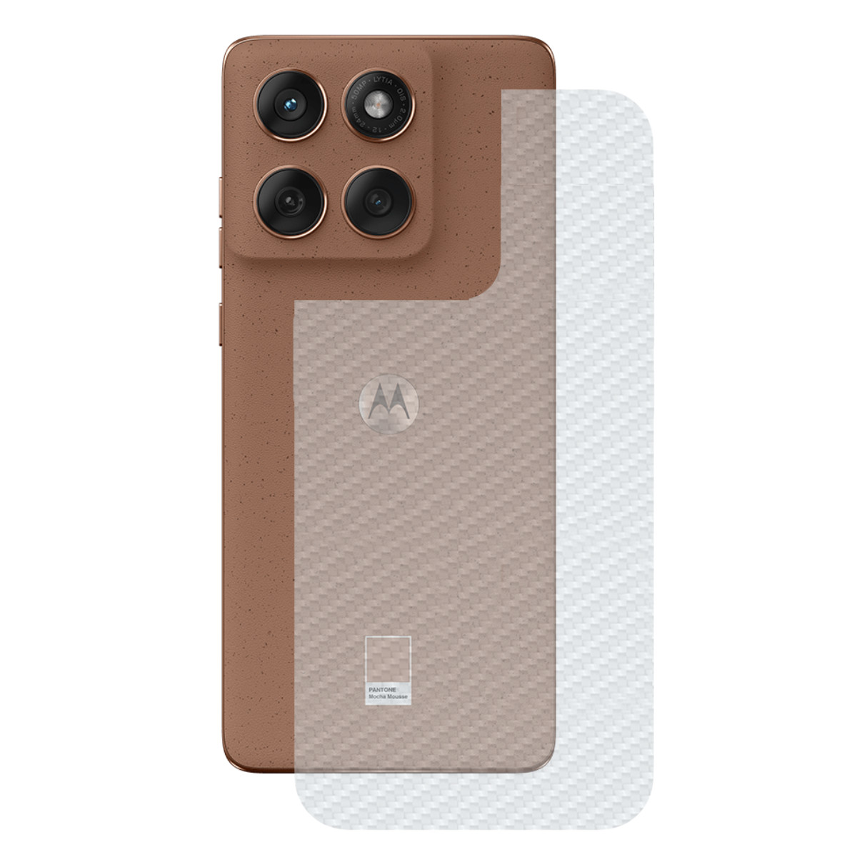Película para Motorola Moto Edge 60 Fusion - Traseira de Fibra de Carbono - Gshield