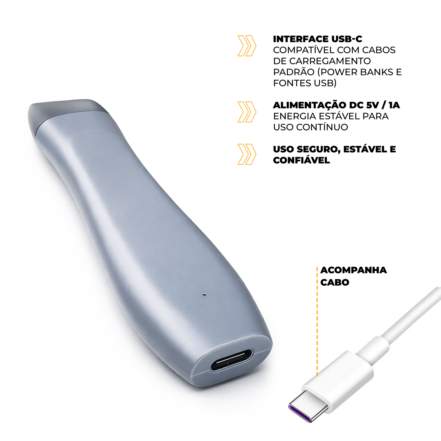 Caneta Aplicadora de Película Hydrogel USB-C 70° a 90°C- Removedor de Bolhas - Gshield - foto 2